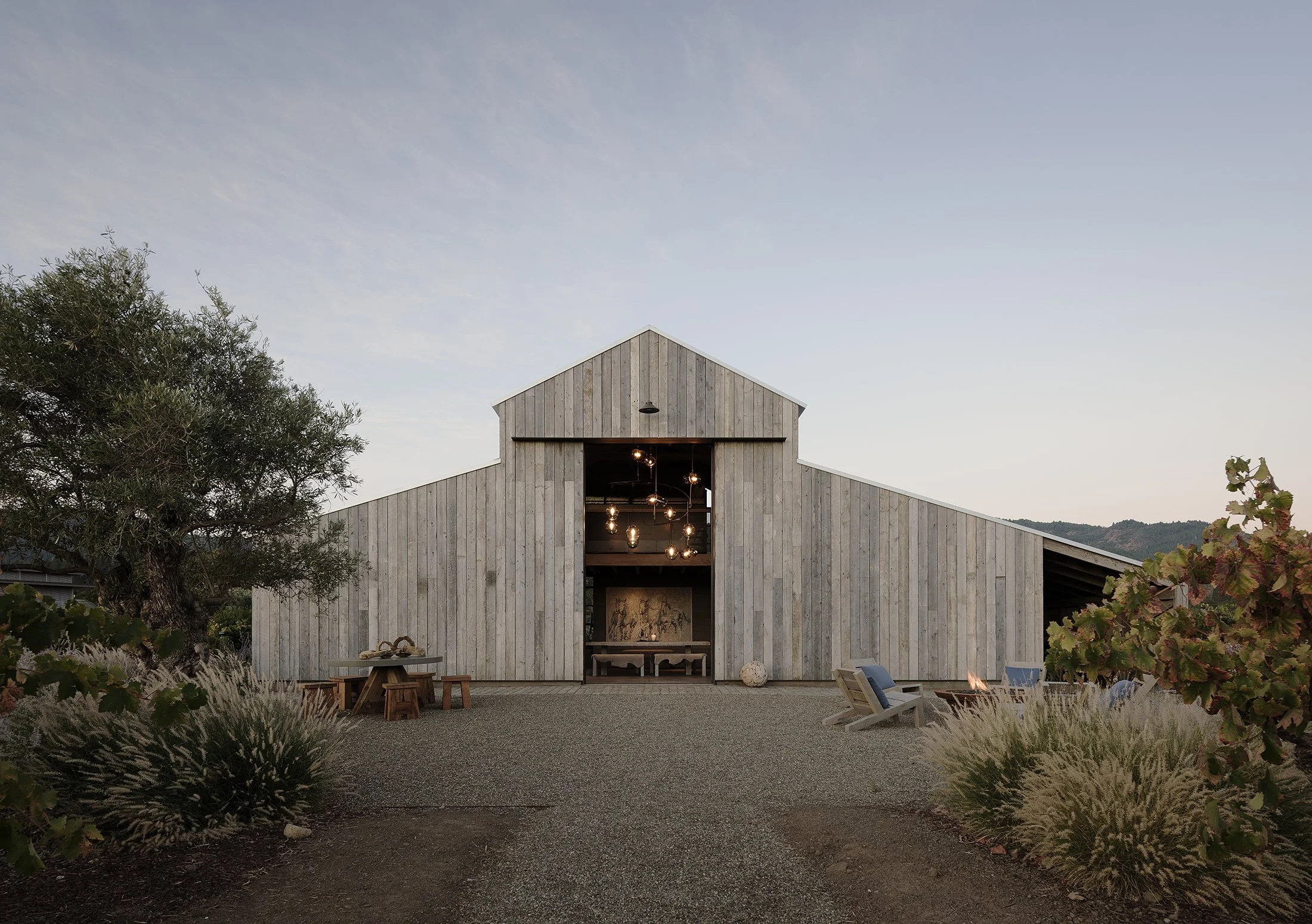 Zinfandel residence barn vernacular