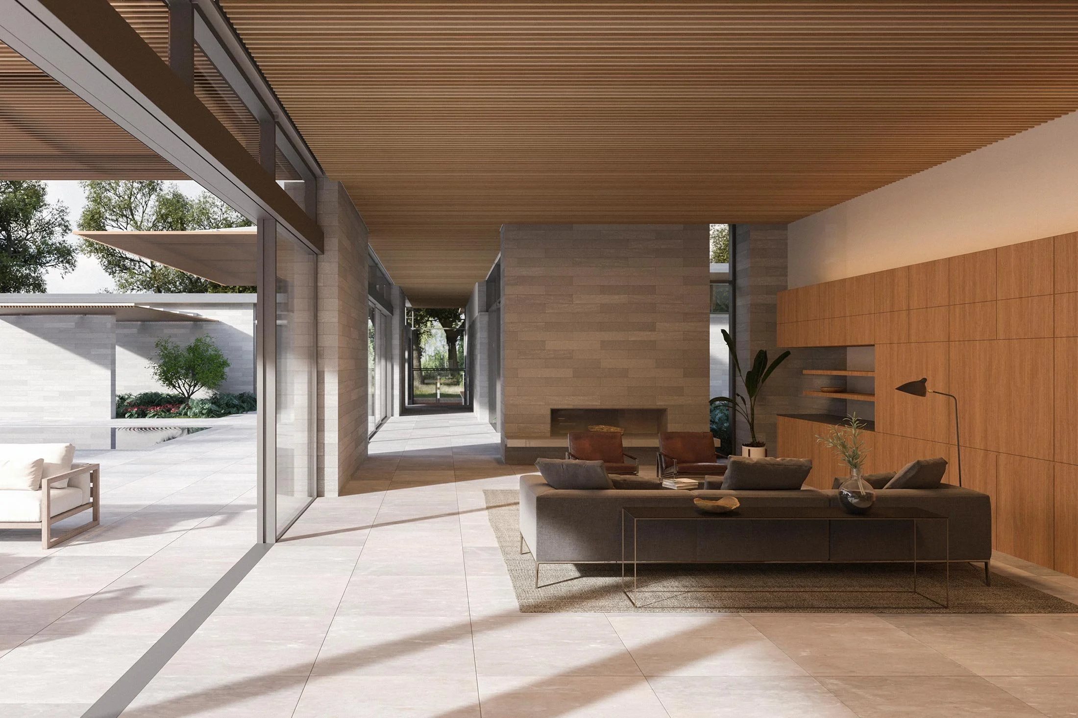 Foothills residence open living area