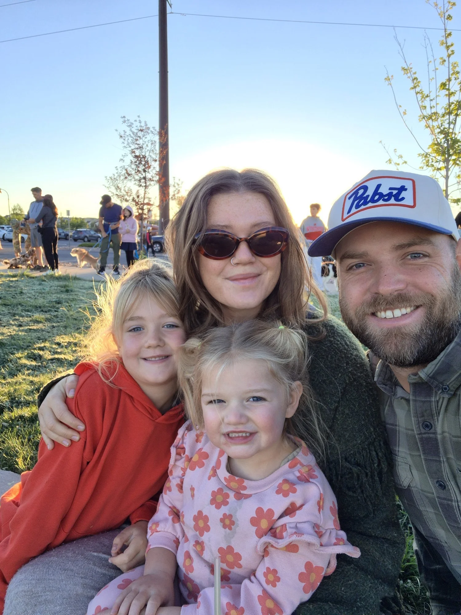 Drew Christopherson, owner of Mountain Home Repair & Restoration, with his family in Colorado Springs