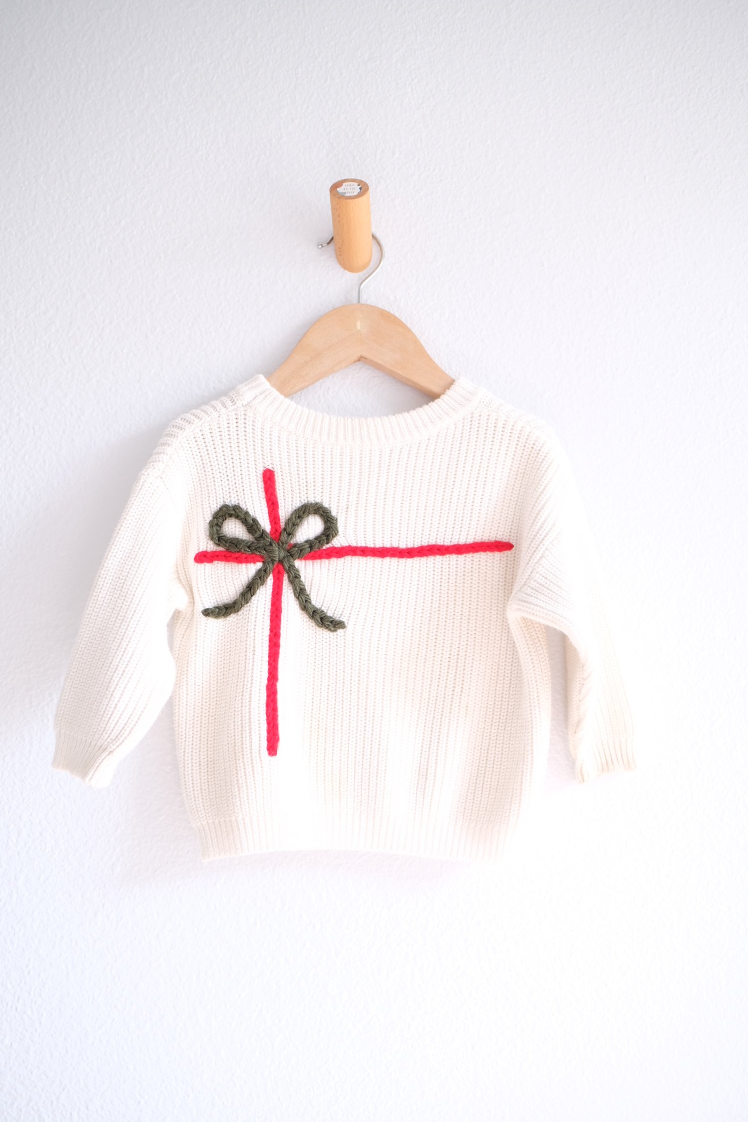 White "The Perfect Gift" Sweater
