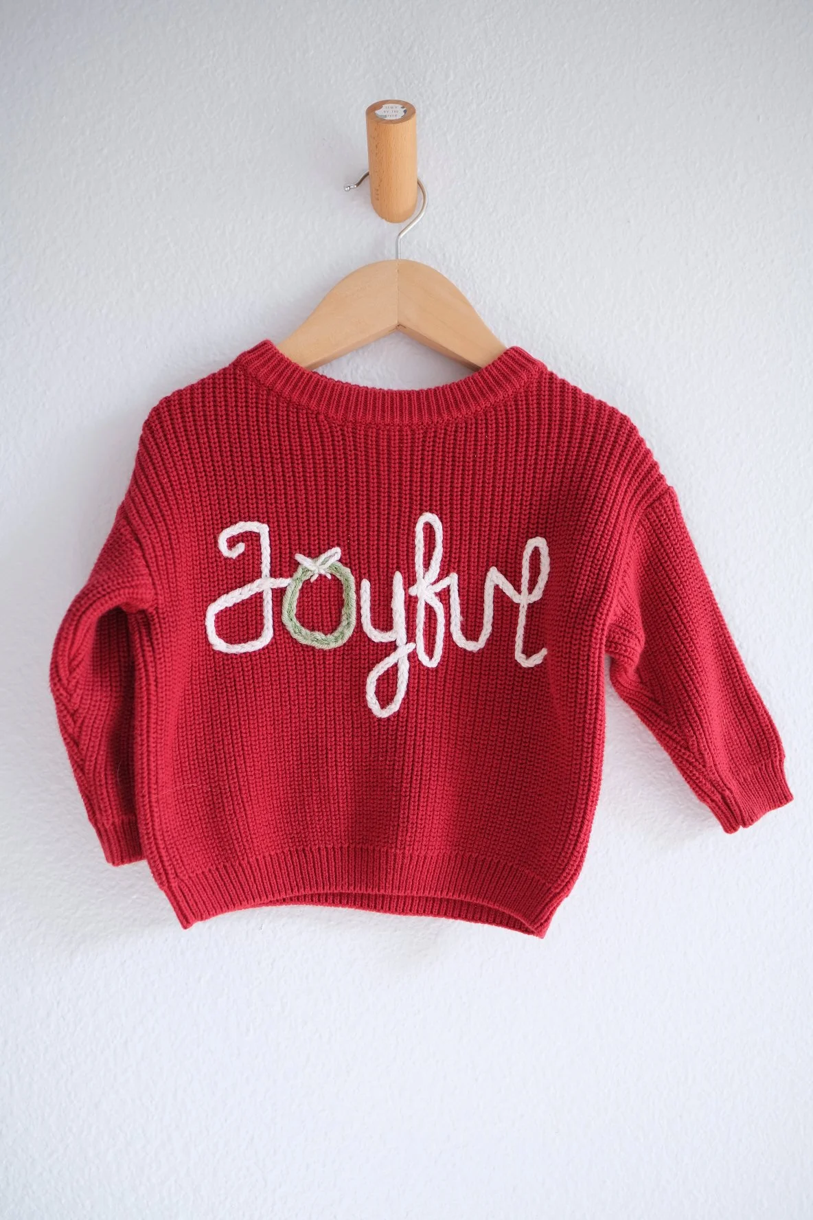 Red Joyful Sweater