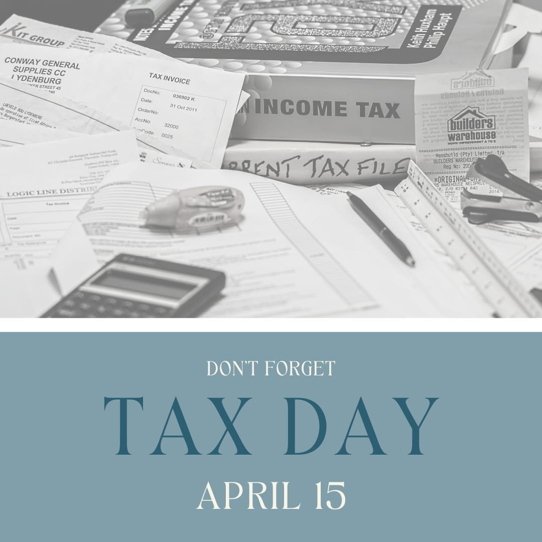 Don't forget to do your taxes!