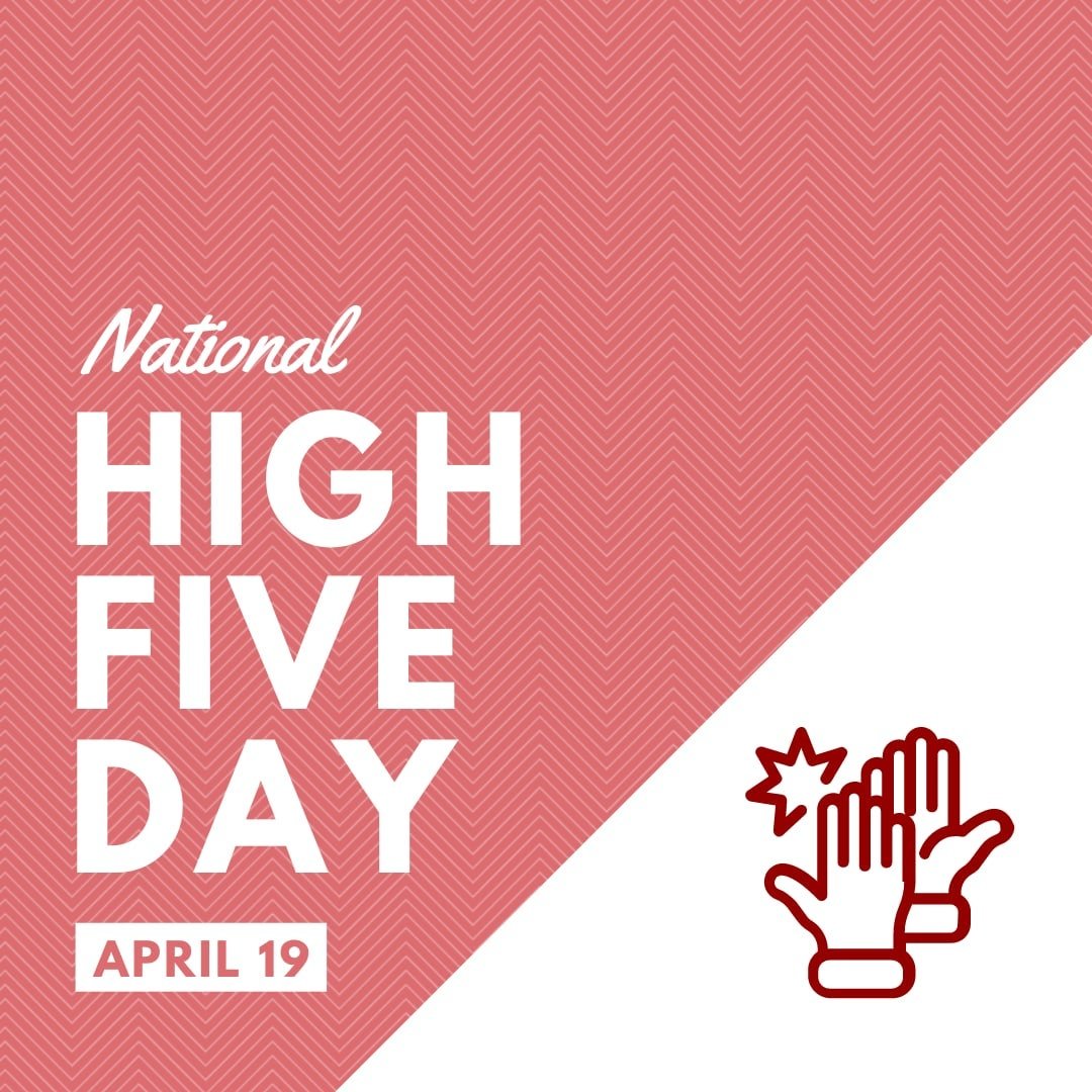 Free high fives in the office today!