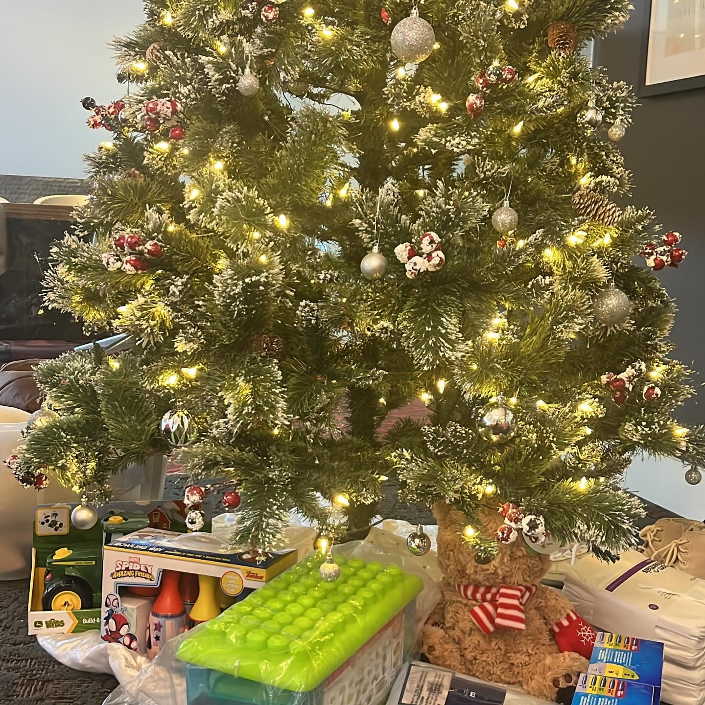 The toy drive is going well! Stop by the office with donations, a hot chocolate, and to wrap your gifts!