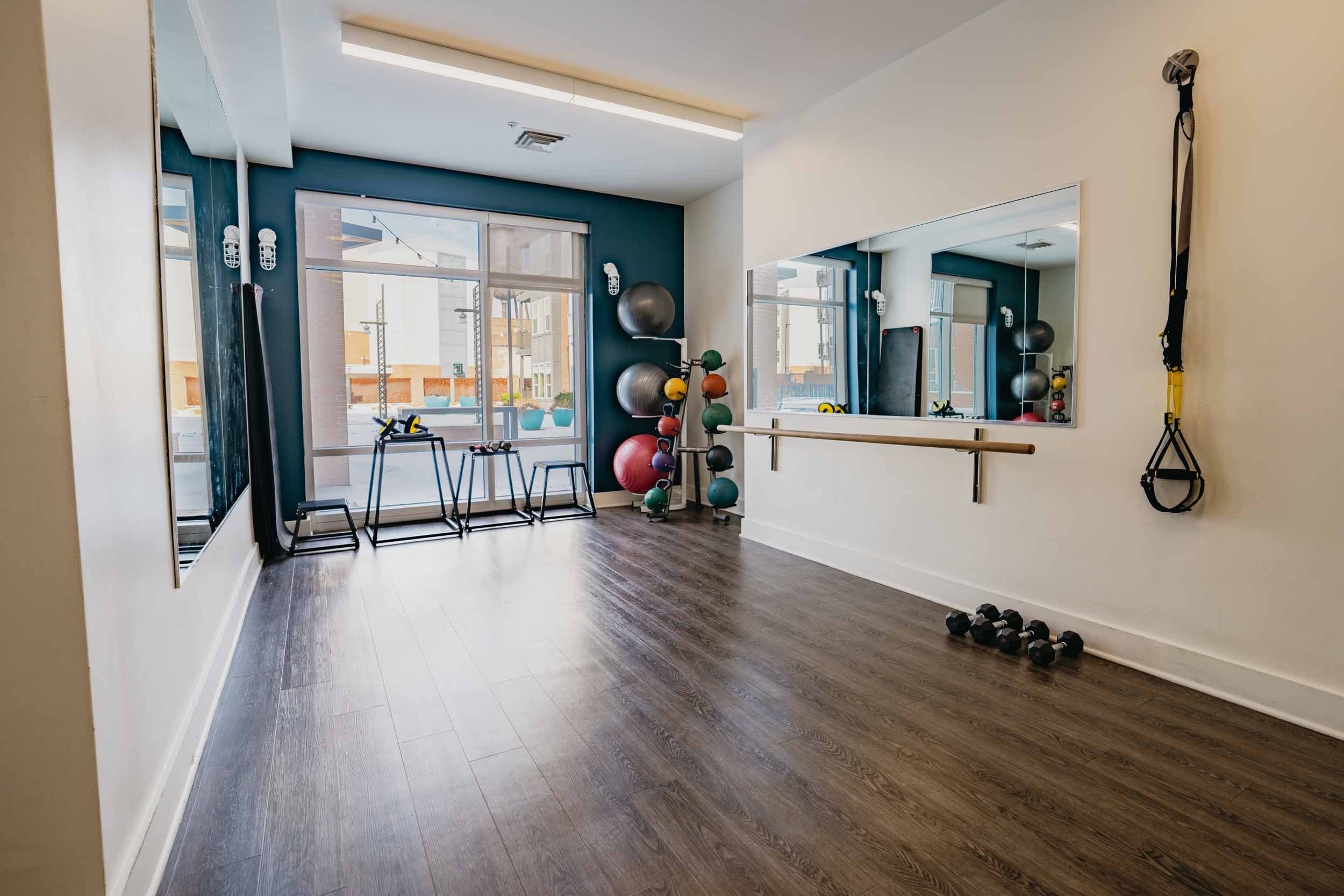 The Edison at Gordon Square | Apartments in Cleveland, OH | Yoga Room