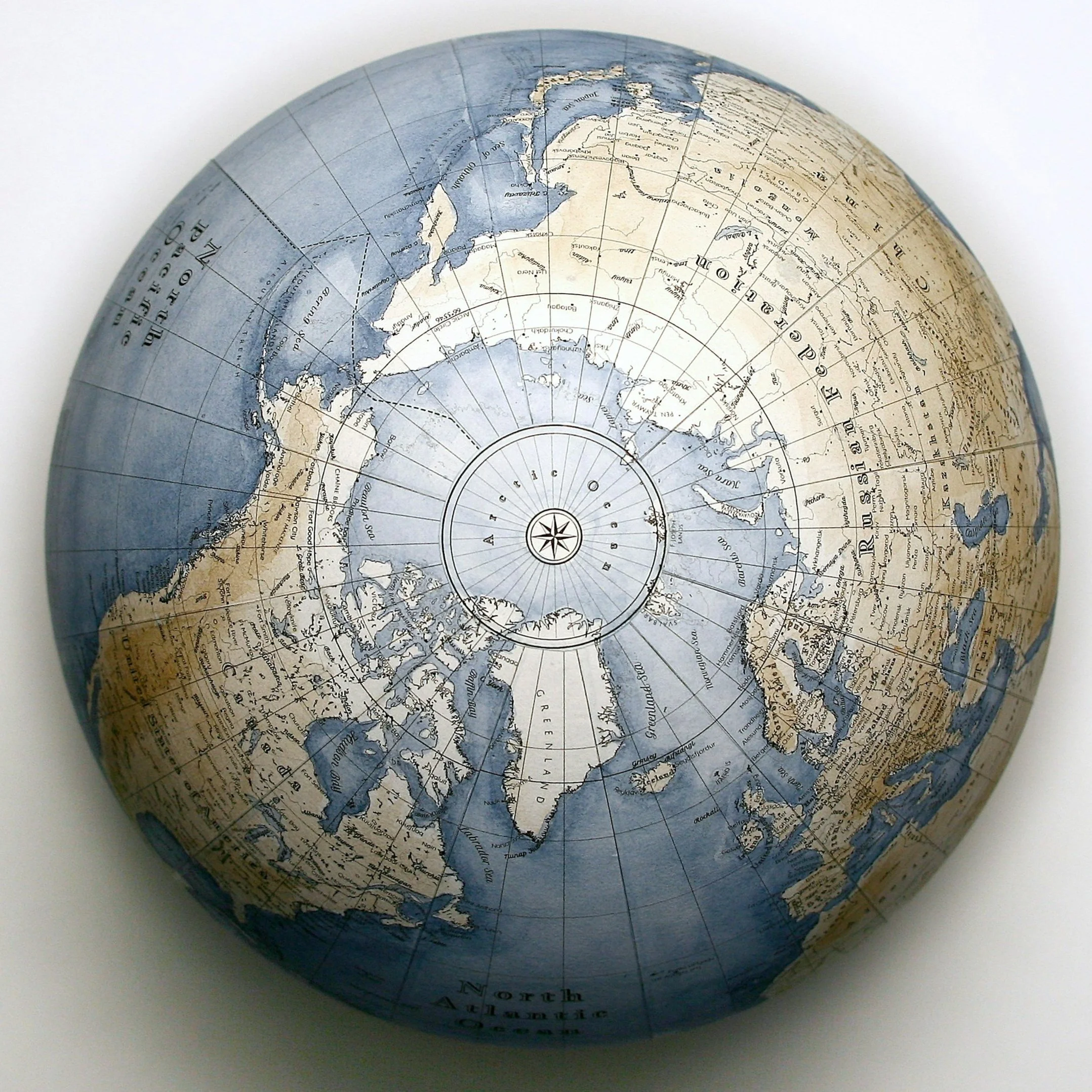 An image of a globe