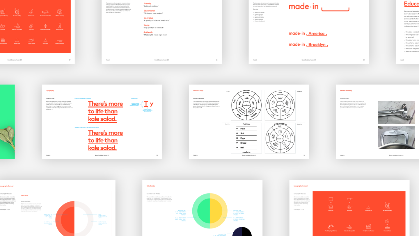 Made In brand guidelines