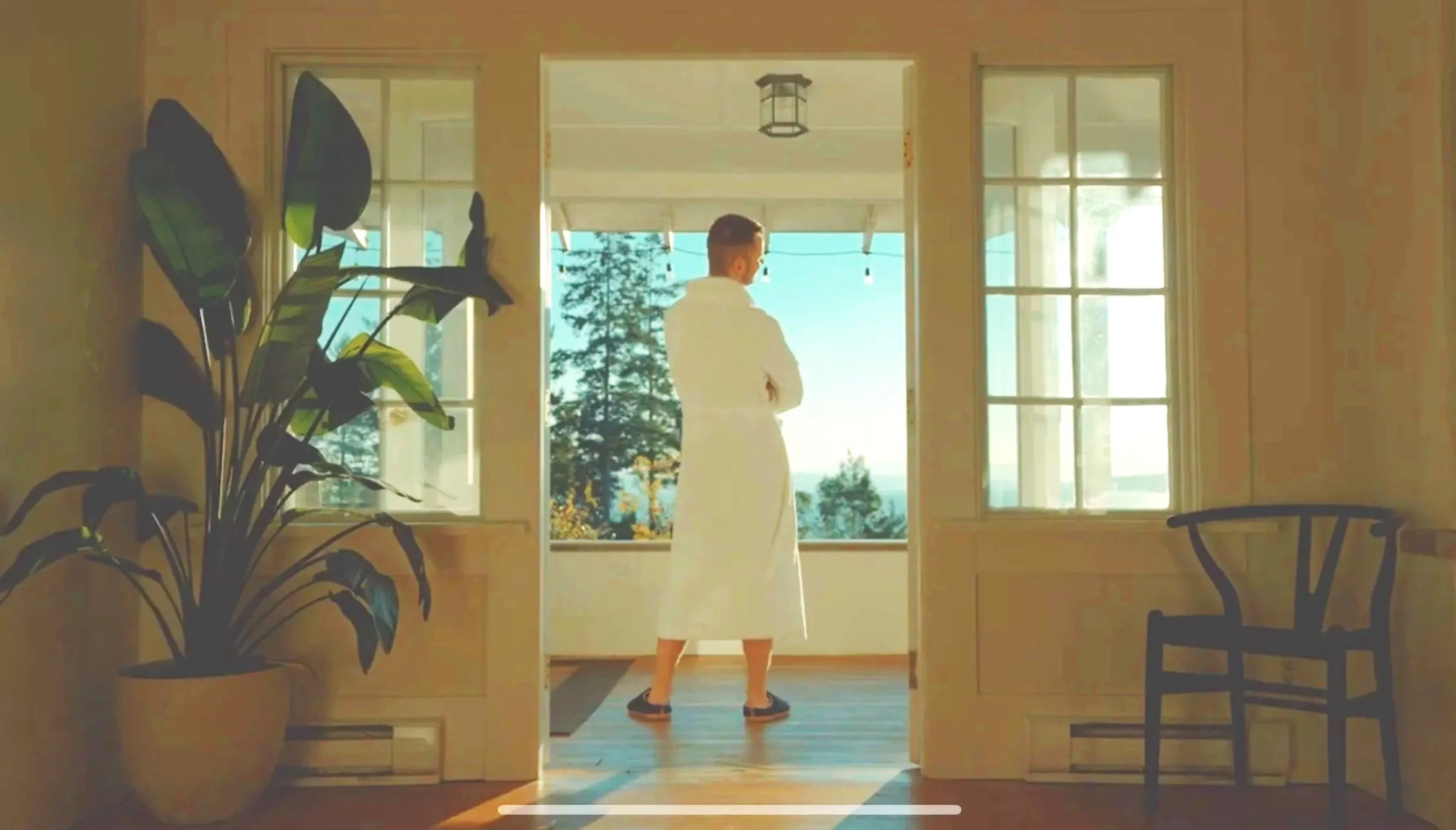 Guest enjoying a sunny day at a resort during a tourism video production