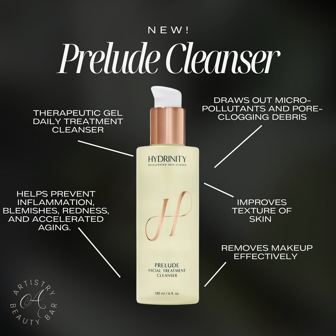 Looking for a new skincare routine? Hydrinity&rsquo;s new Prelude Cleanser and Hydri-C Moisturizer are your new best friends! ✨ both are formulated to treat your skin from the inside out, while maintaining that gorgeous glow we all need &amp; love! S