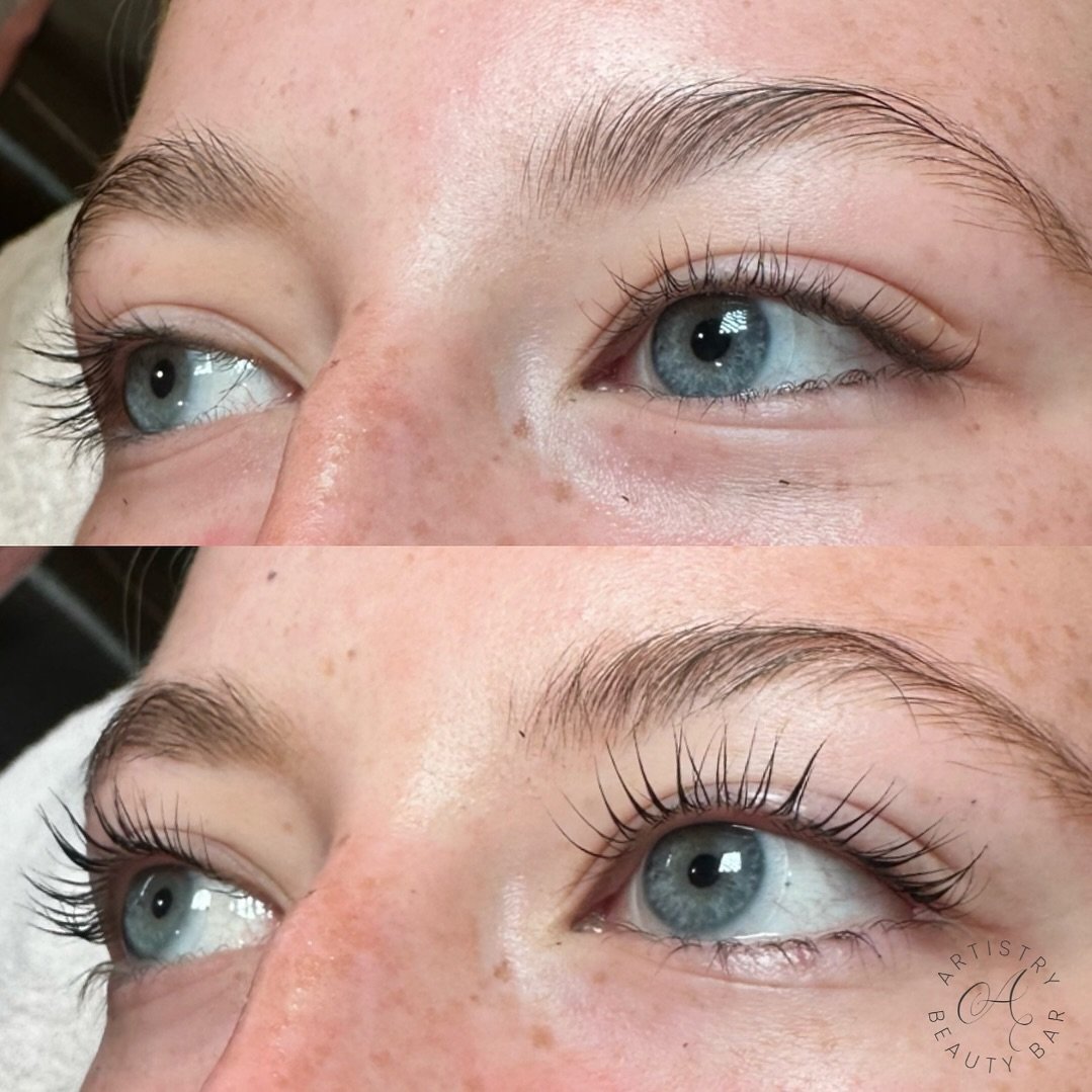Lash lift + tints are a great way to give your lashes that extra sass! We use all natural ingredients to ensure your lashes stay healthy, long, and full of volume! ✨ 

Book here: https://www.artistrybeautybar.com/lashes

#lashlift #lashliftandtint #l