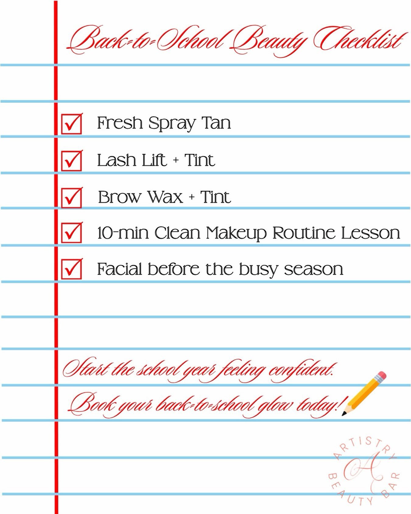 📚✏️✨ Back-to-school season is here, and your beauty routine deserves an A+! From effortless mornings to confidence that lasts all day, we&rsquo;ve got everything you need to head into the school year feeling your best. 💕