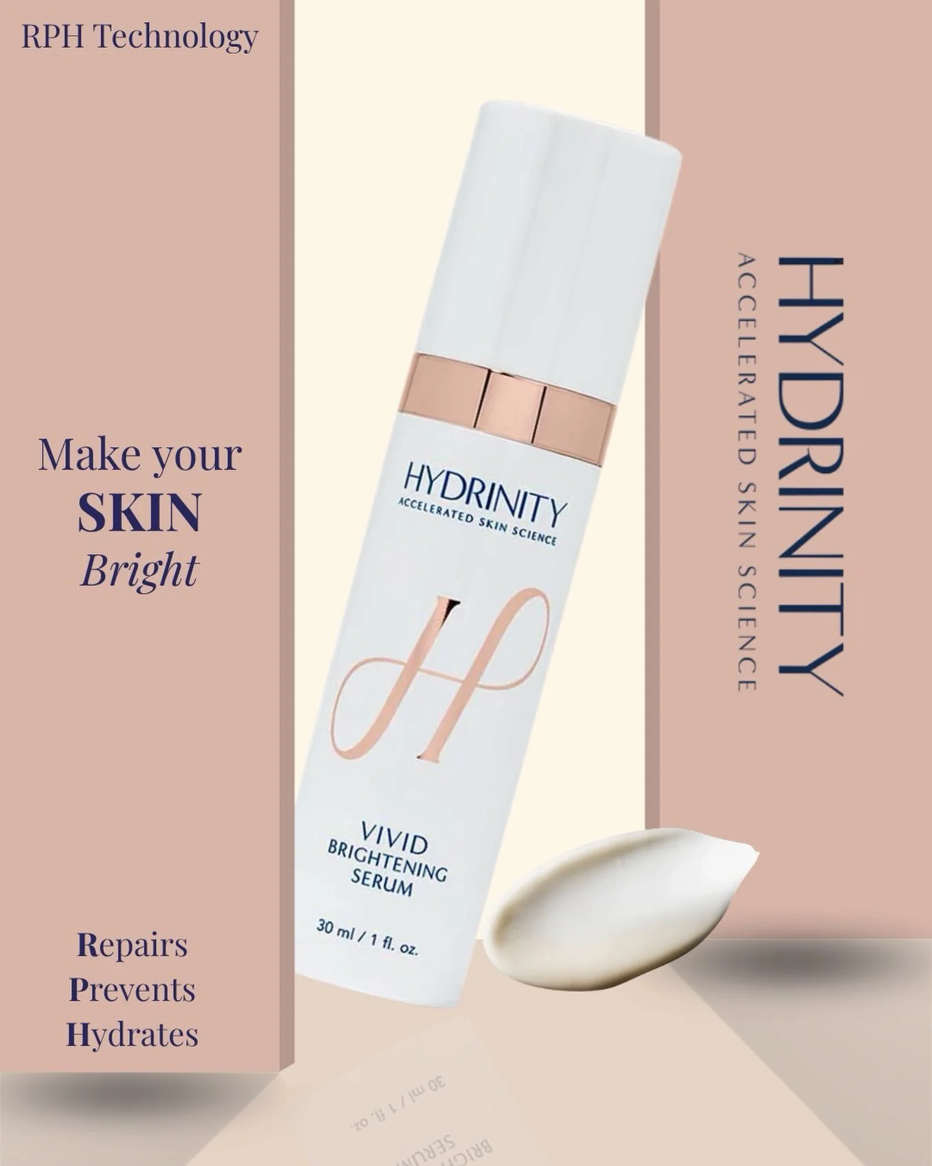 Your skin called&hellip; it wants a little more VIVID ✨🤍
Hydrinity&rsquo;s Vivid Brightening Serum is designed to help brighten the complexion, support skin repair, and deliver lasting hydration&mdash;give your skin the glow it deserves. ✨