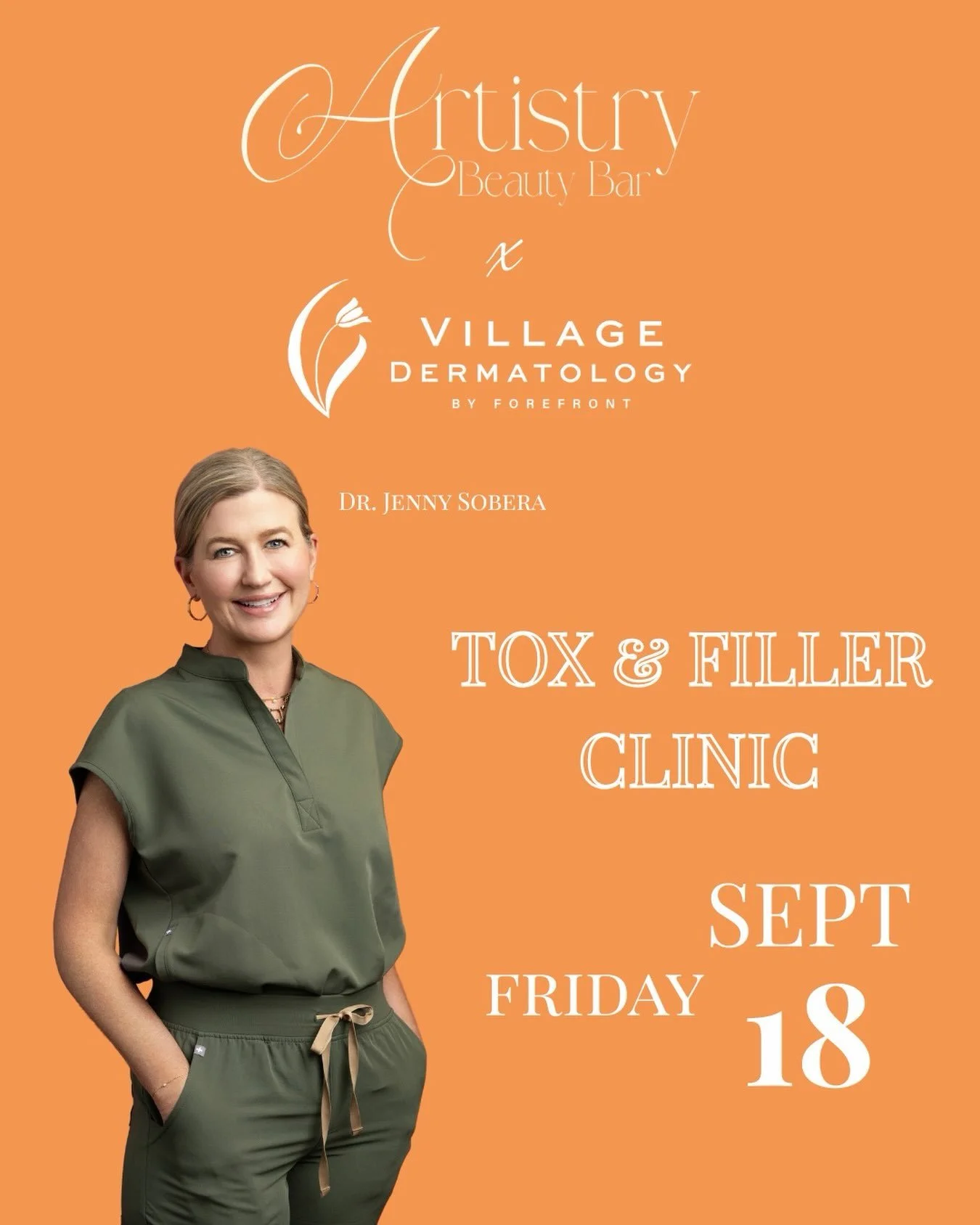 📅 September 18
💉 Tox &amp; Filler Clinic
Appointments are limited, so don&rsquo;t wait to reserve your spot!
Call 205.877.9773 or visit the link in our bio to book your appointment today.