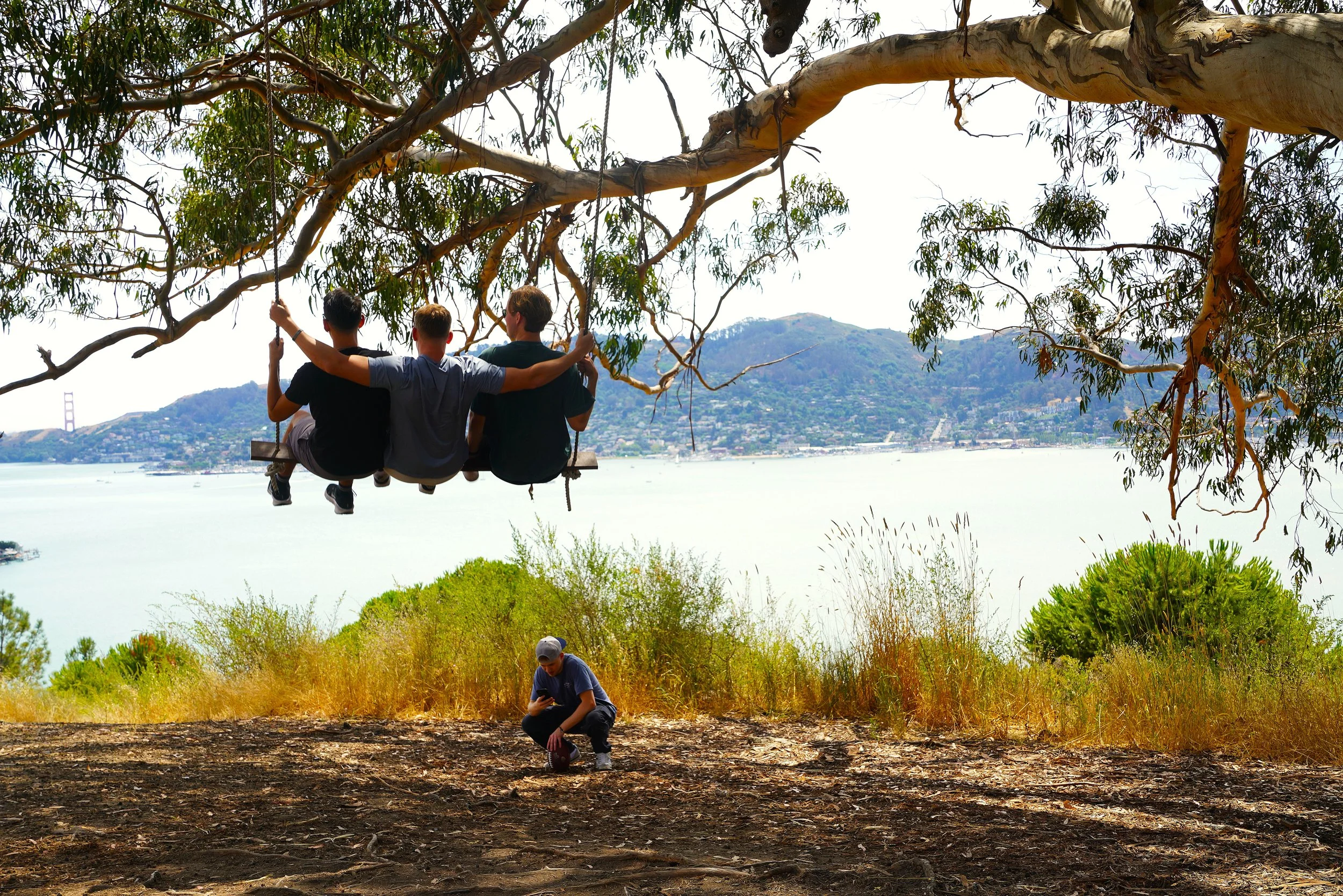 DSC03642  3 on the Hippie Swing.JPG