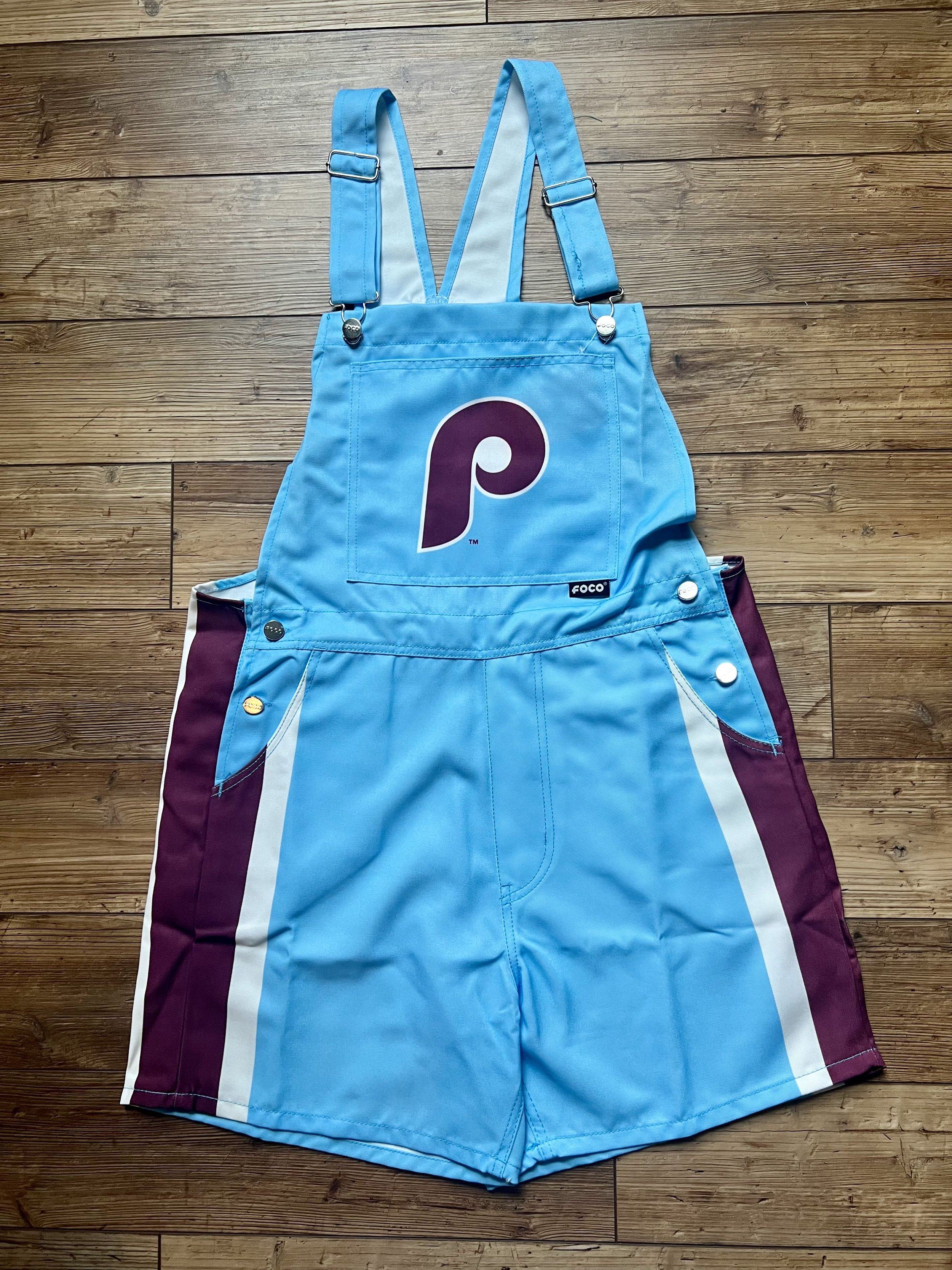 Phillies x Stripe Overalls