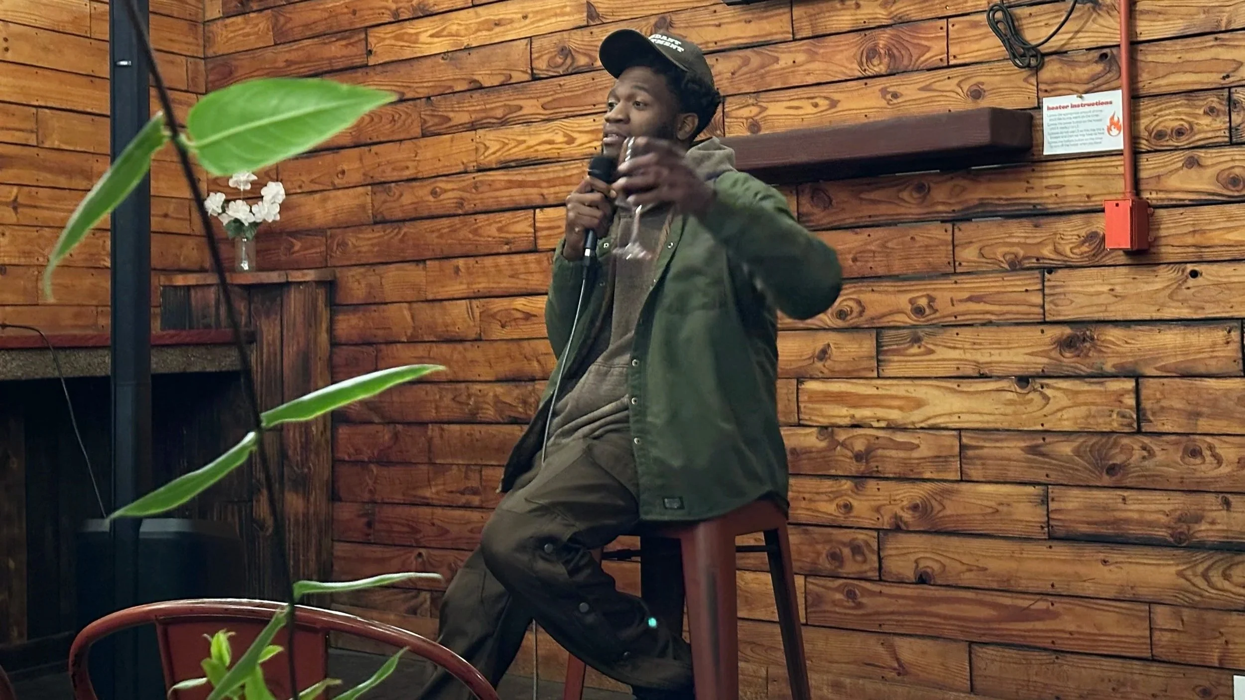 Steven Marcus Releford’s Popup Comedy Injects Levity into Vegan Scene