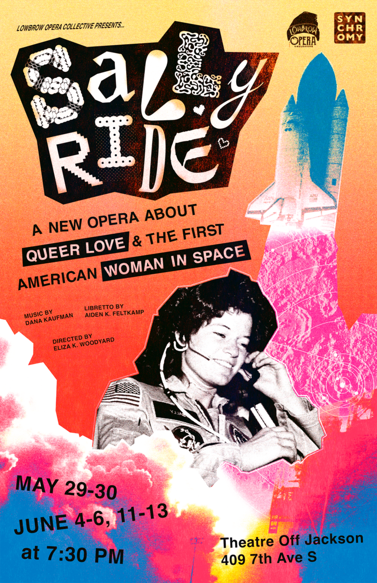 poster for Sally Ride performance