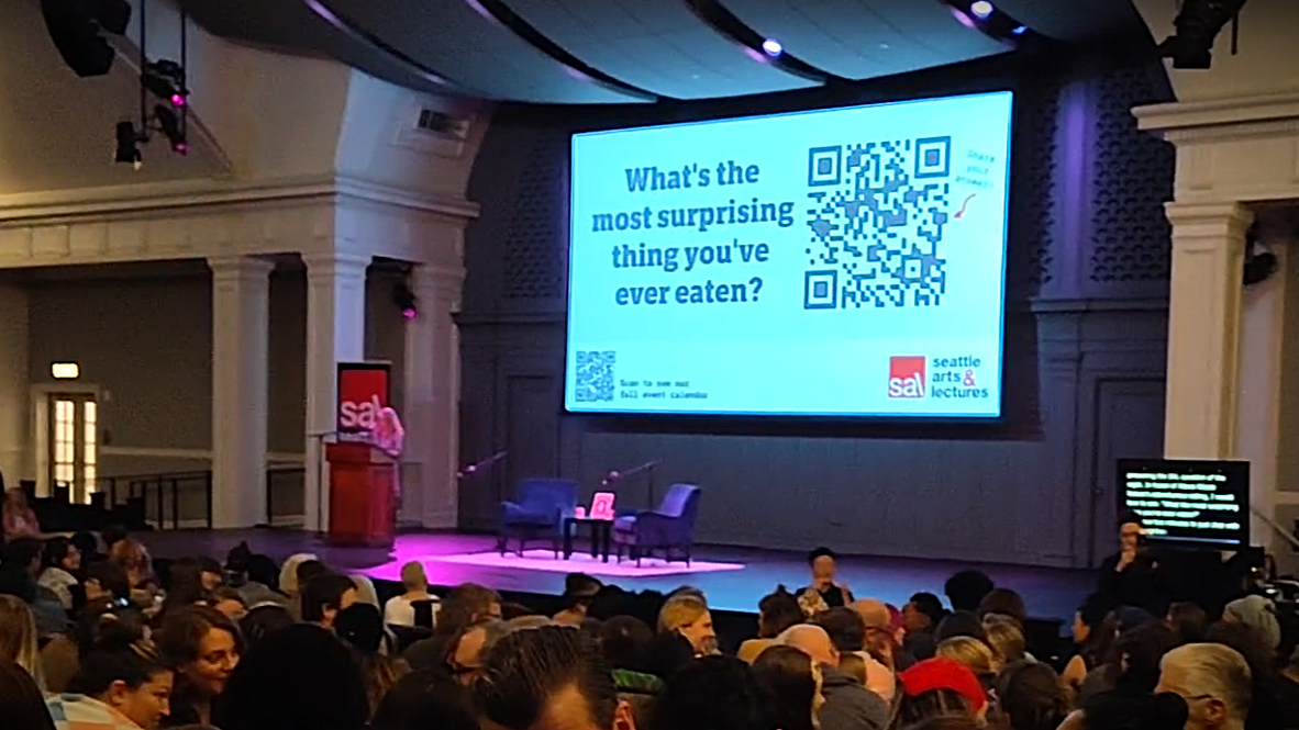 Happy Snacking: Black Forager Brings Trademark Humor + Wisdom to Town Hall