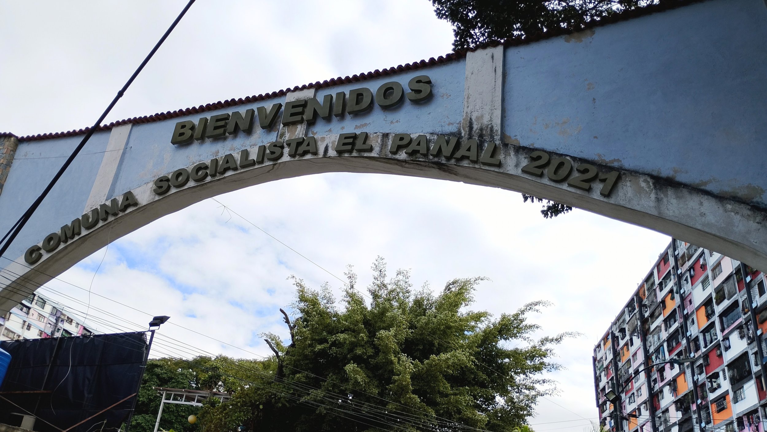 archway at Commune at El Panal, Venezuela