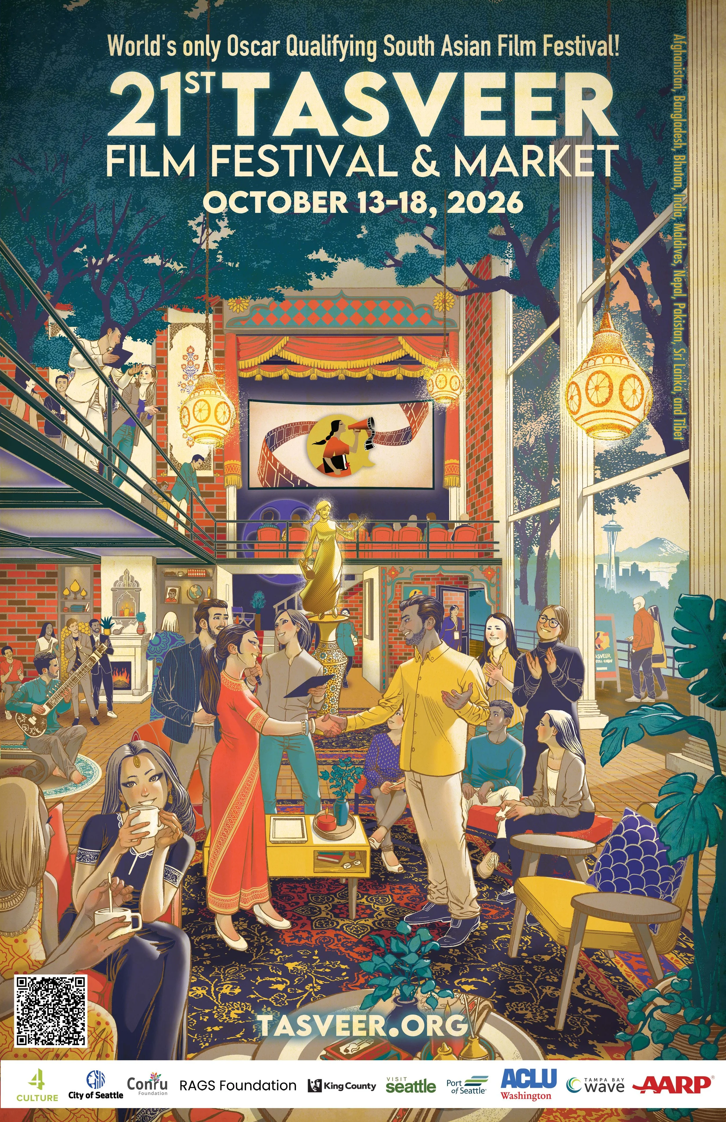 poster for 21st Tasveer Film Festival and Market