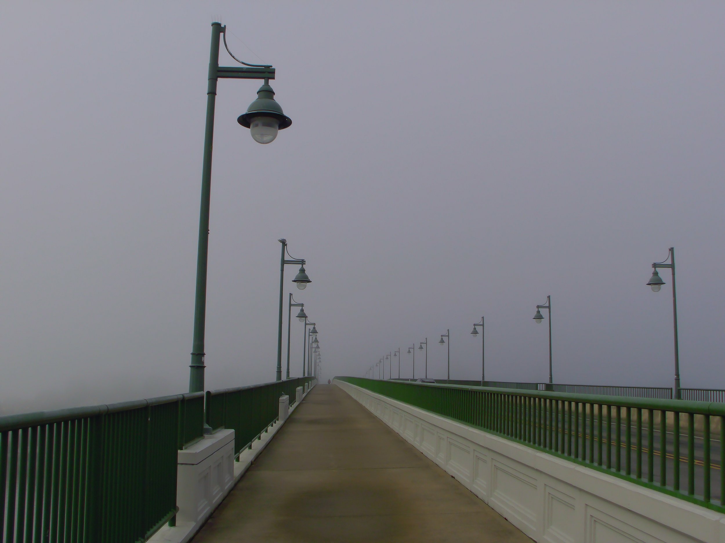 foggy morning at Manette Bridge, Bremerton