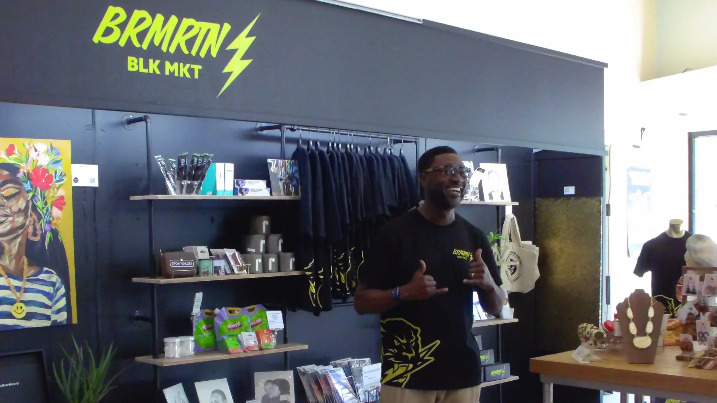 Mike Barnet of Brmrtn Blk Mkt Creates Hub of Black Community
