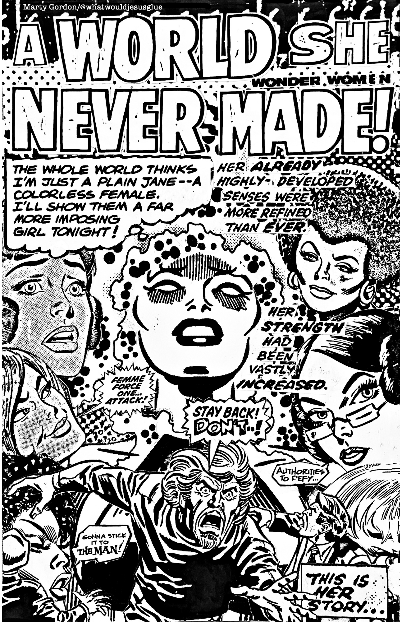 graphic comic from Marty Gordon