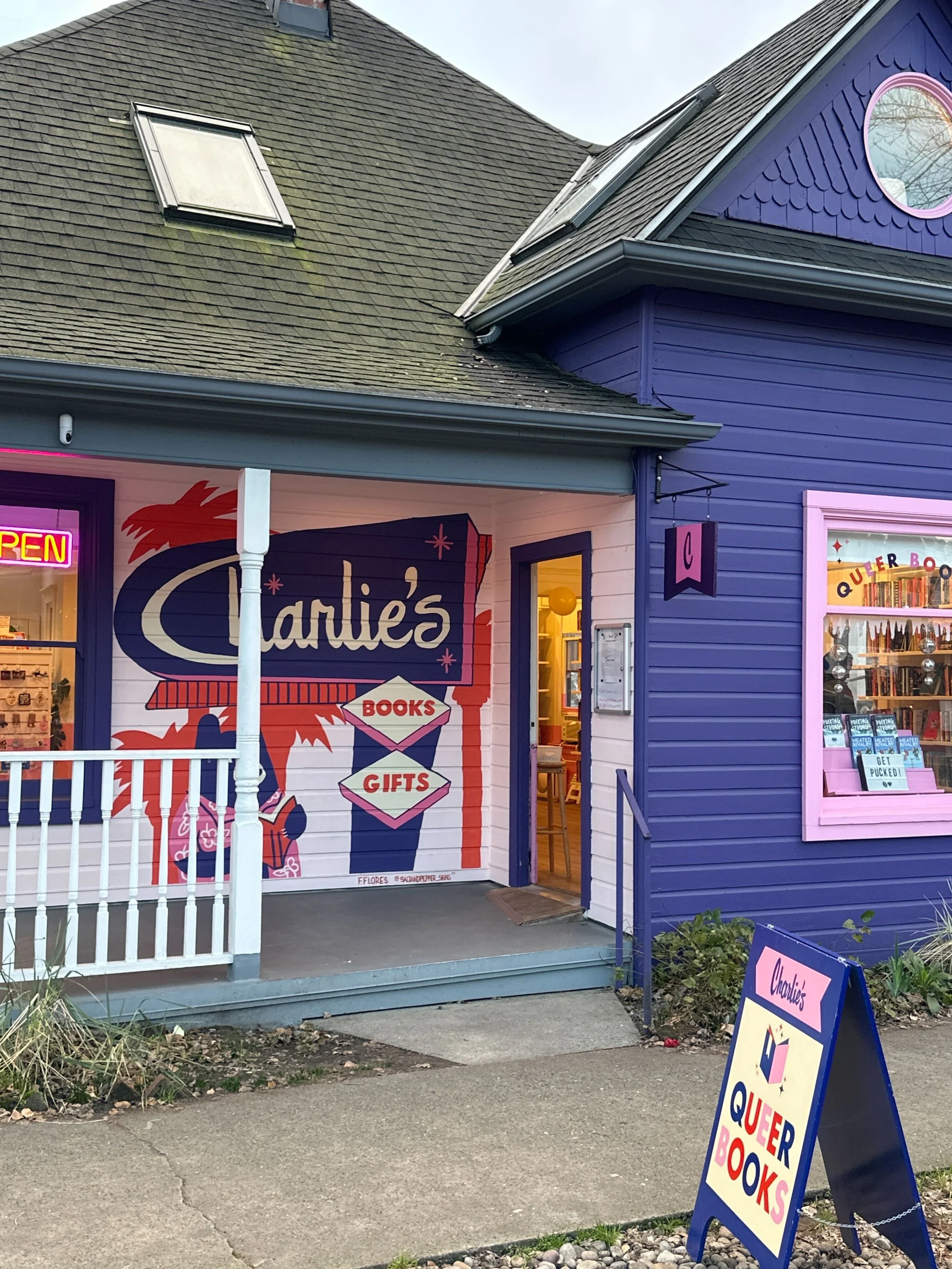 facade of Charlie's Queer Books
