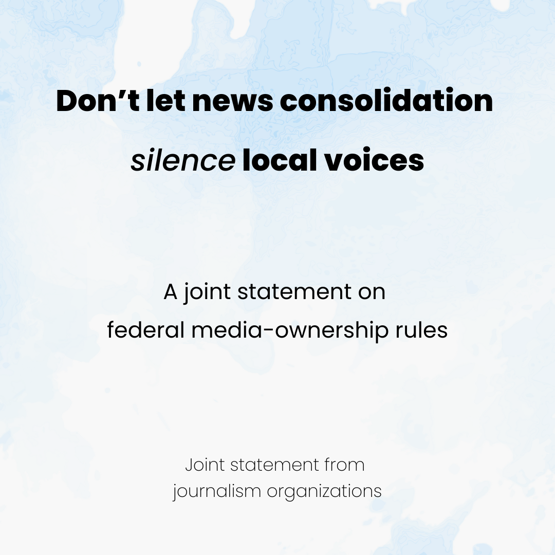 Don’t Let News Consolidation Silence Local Voices