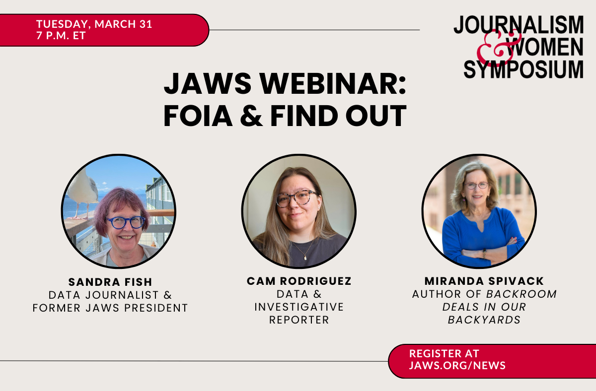 JAWS Webinar: FOIA &amp; Find Out