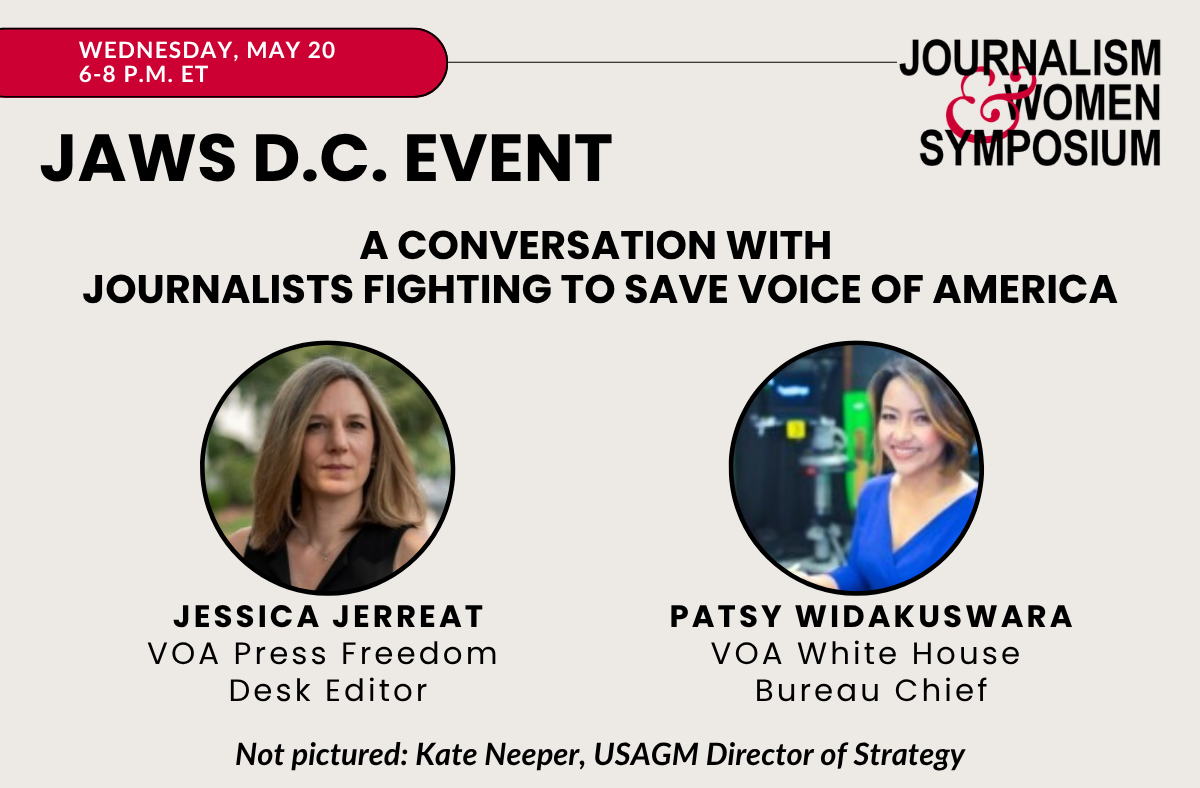 JAWS D.C.: Conversation with Journalists Fighting to Save Voice of America