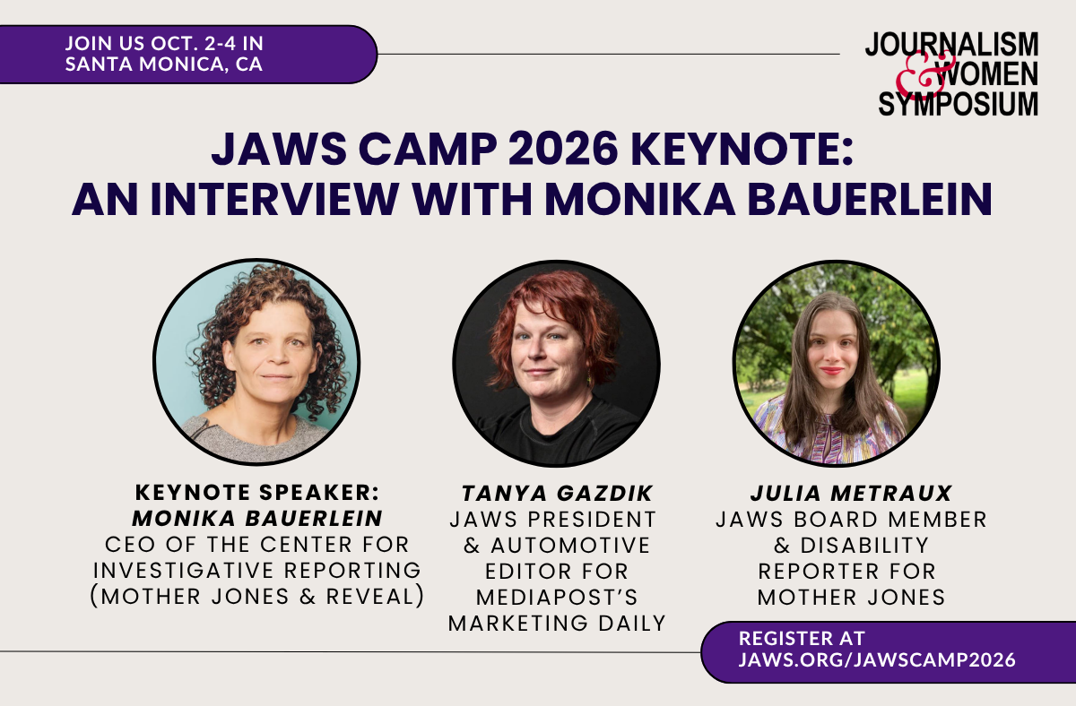 JAWS CAMP 2026 Keynote: An Interview with Monika Bauerlein