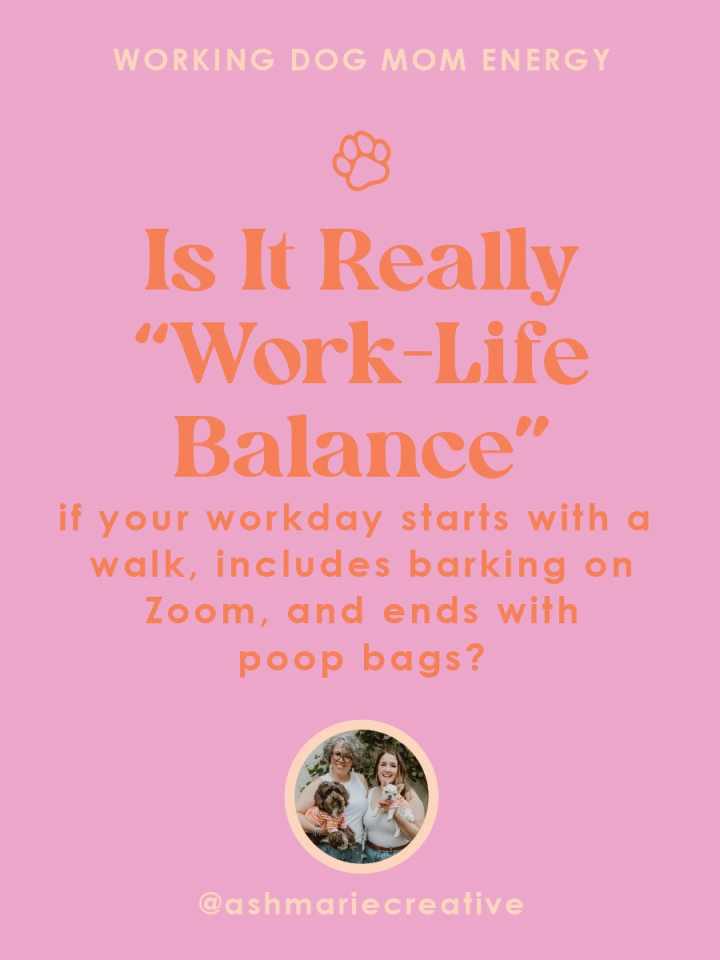Work-life balance? More like work–walk–poop–repeat.
Our calendars basically run on Pearl’s puppy energy + Nash’s nap schedule. πΆπΌπ©
π Dog moms, can you relate?