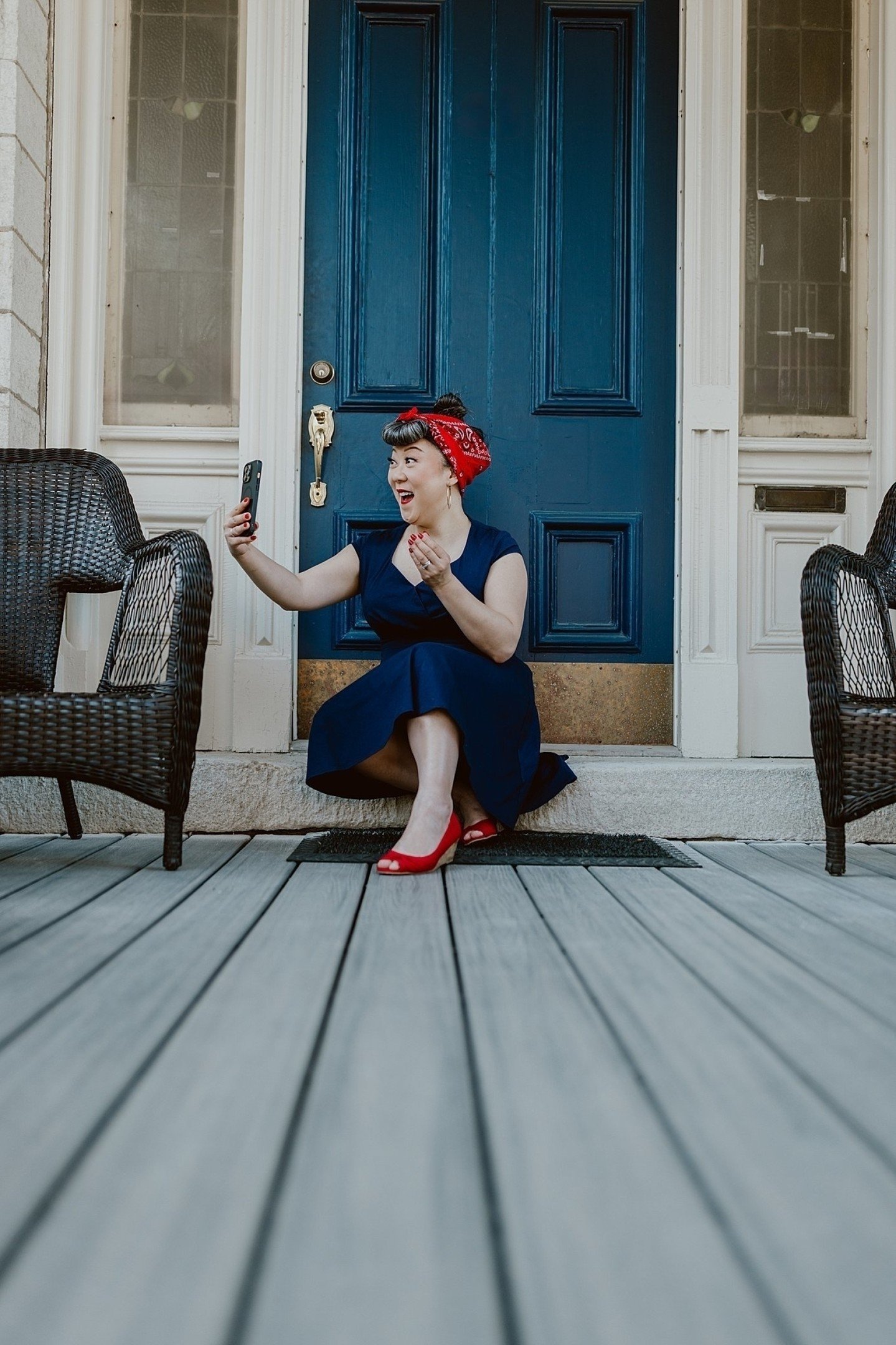 Iris King &ndash; Headshots &amp; Marketing Content

The problem:
A dynamic content creator needed visuals that matched her energy and brand personality.

The solution:
A mix of conversational &ldquo;in-action&rdquo; shots and styled portraits incorp