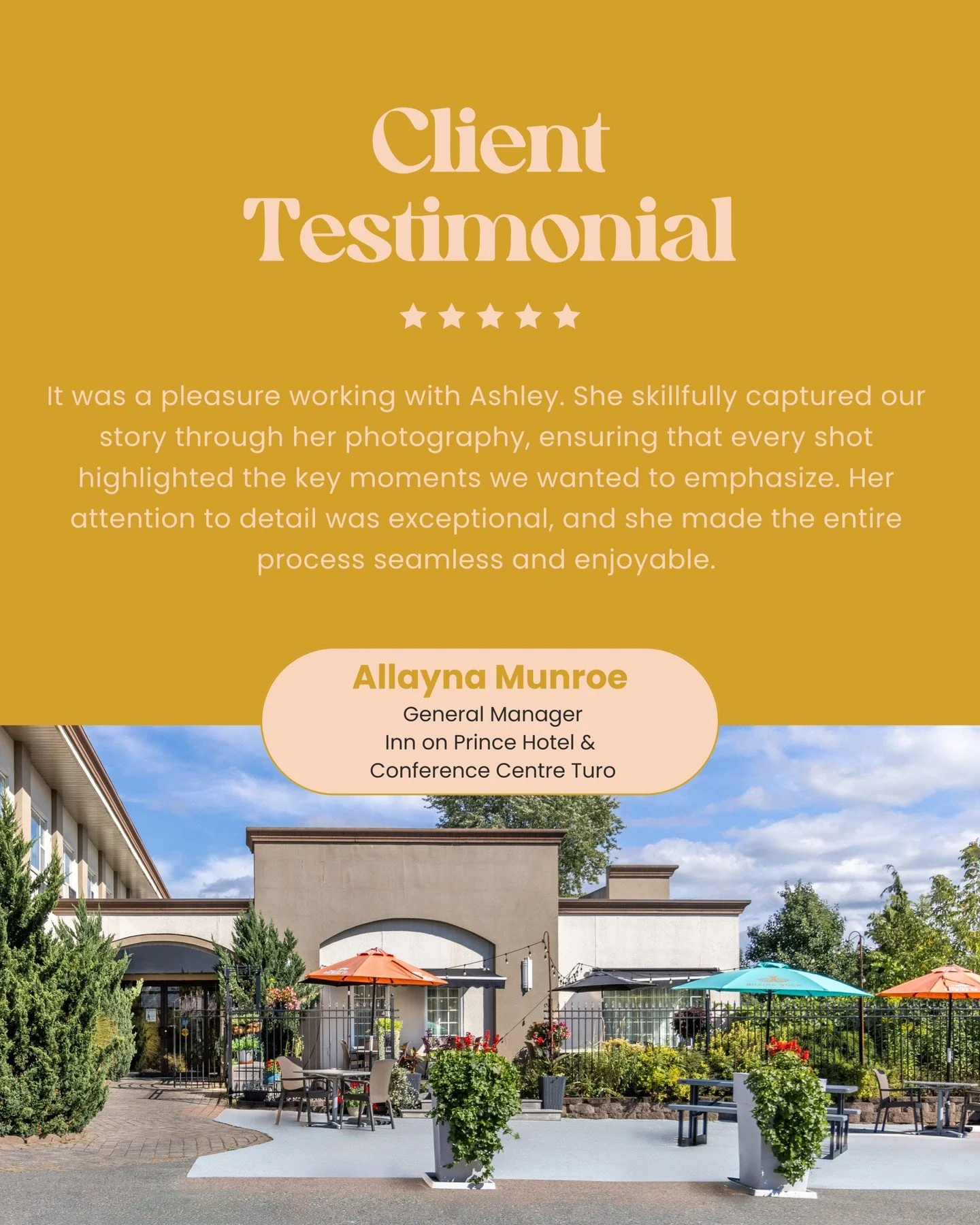 A little reminder that good visuals aren&rsquo;t just &ldquo;nice to have.&rdquo;

They help businesses show up stronger, clearer, and a whole lot more confidently.

And hearing feedback like this?
That&rsquo;s the real win.