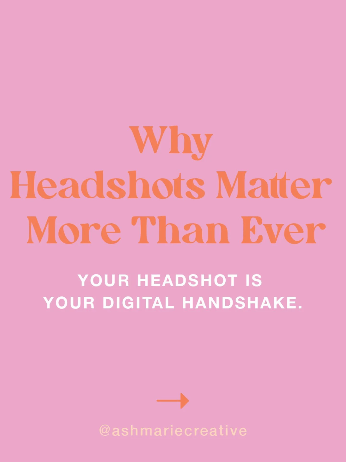 Your headshot is usually the first time someone &ldquo;meets&rdquo; you.
Make it count.

Whether it&rsquo;s LinkedIn, your website, or a speaking event bio &mdash; your headshot quietly tells people a lot about you.

Confidence.
Professionalism.
Appr