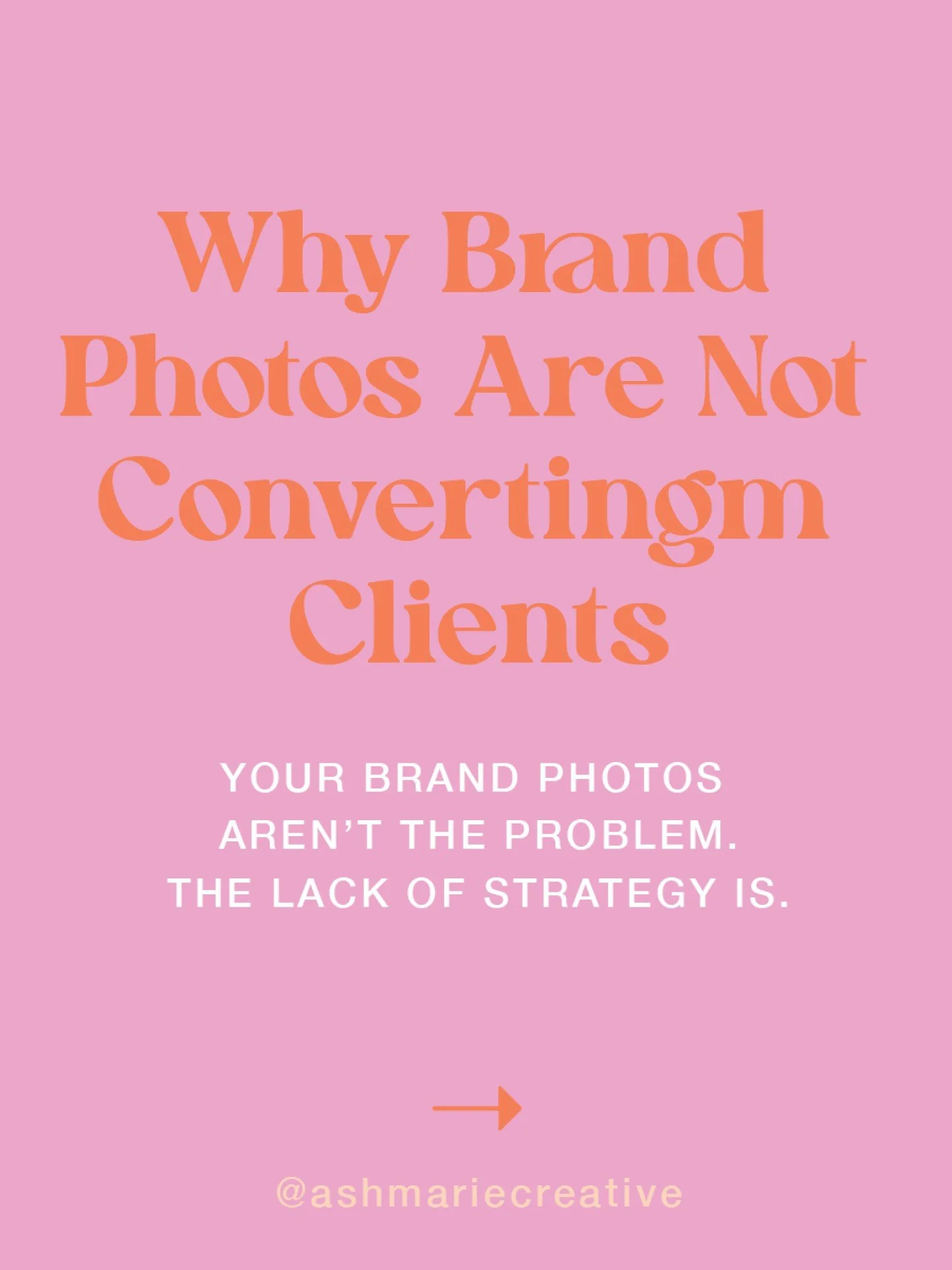 Your brand photos might be beautiful&hellip;
but that doesn&rsquo;t mean they&rsquo;re doing their job.

Here&rsquo;s the thing about brand visuals:

Pretty doesn&rsquo;t always equal profitable.

If your photos aren&rsquo;t helping people understand