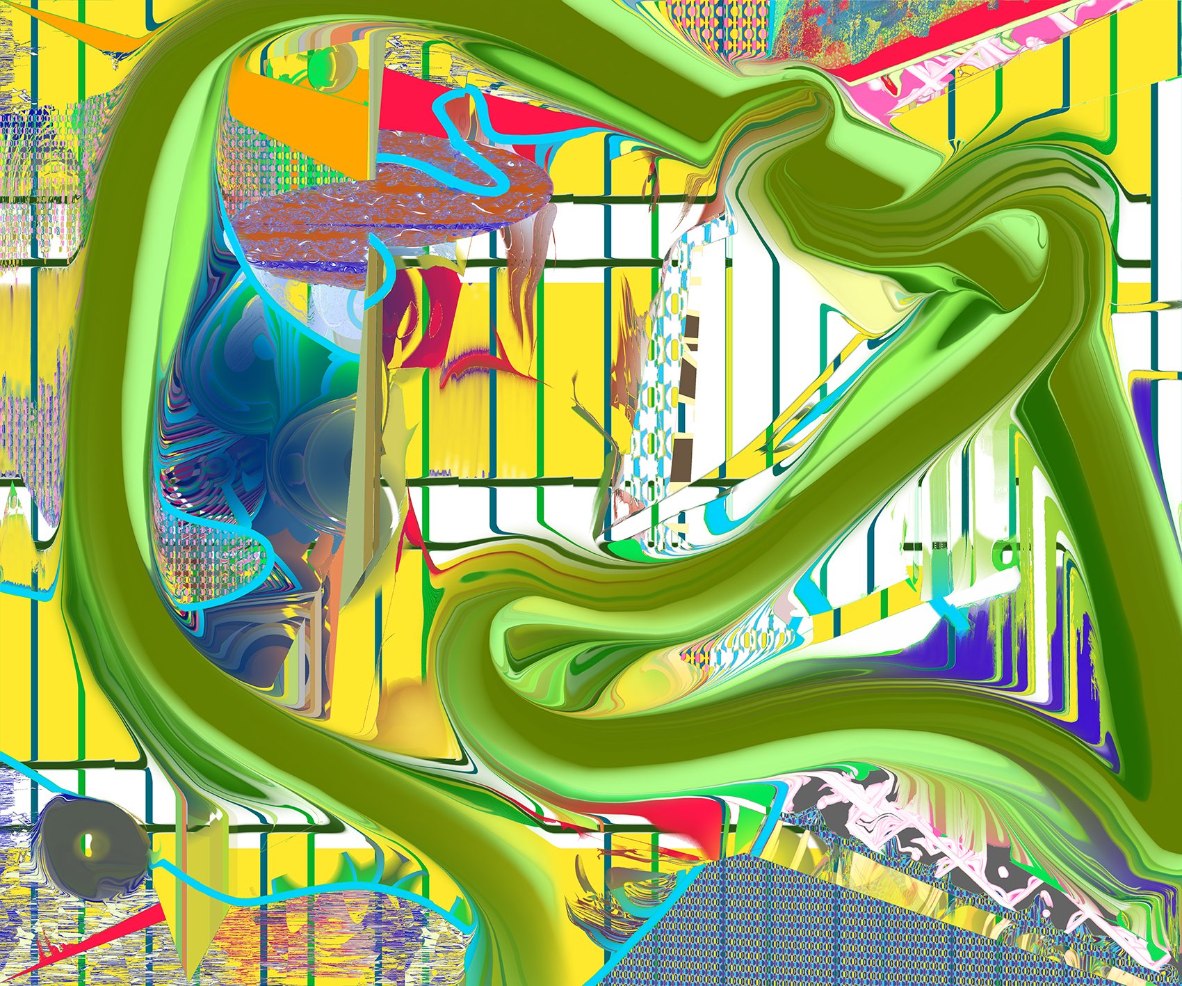 3Z2E29, 2003. 54 x 64.5"
Inkjet on canvas.