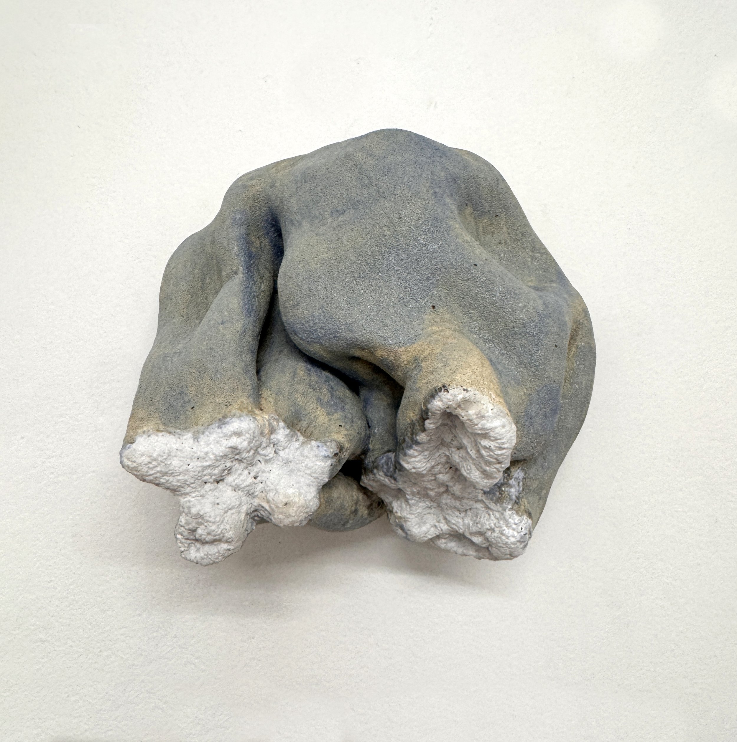 Collapsed (P11), 2026. Glazed stoneware. 9.75 x 4.5 x 4.5"