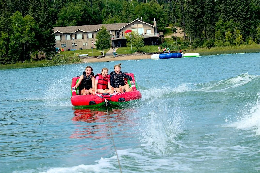 water sports including skiing, tubing