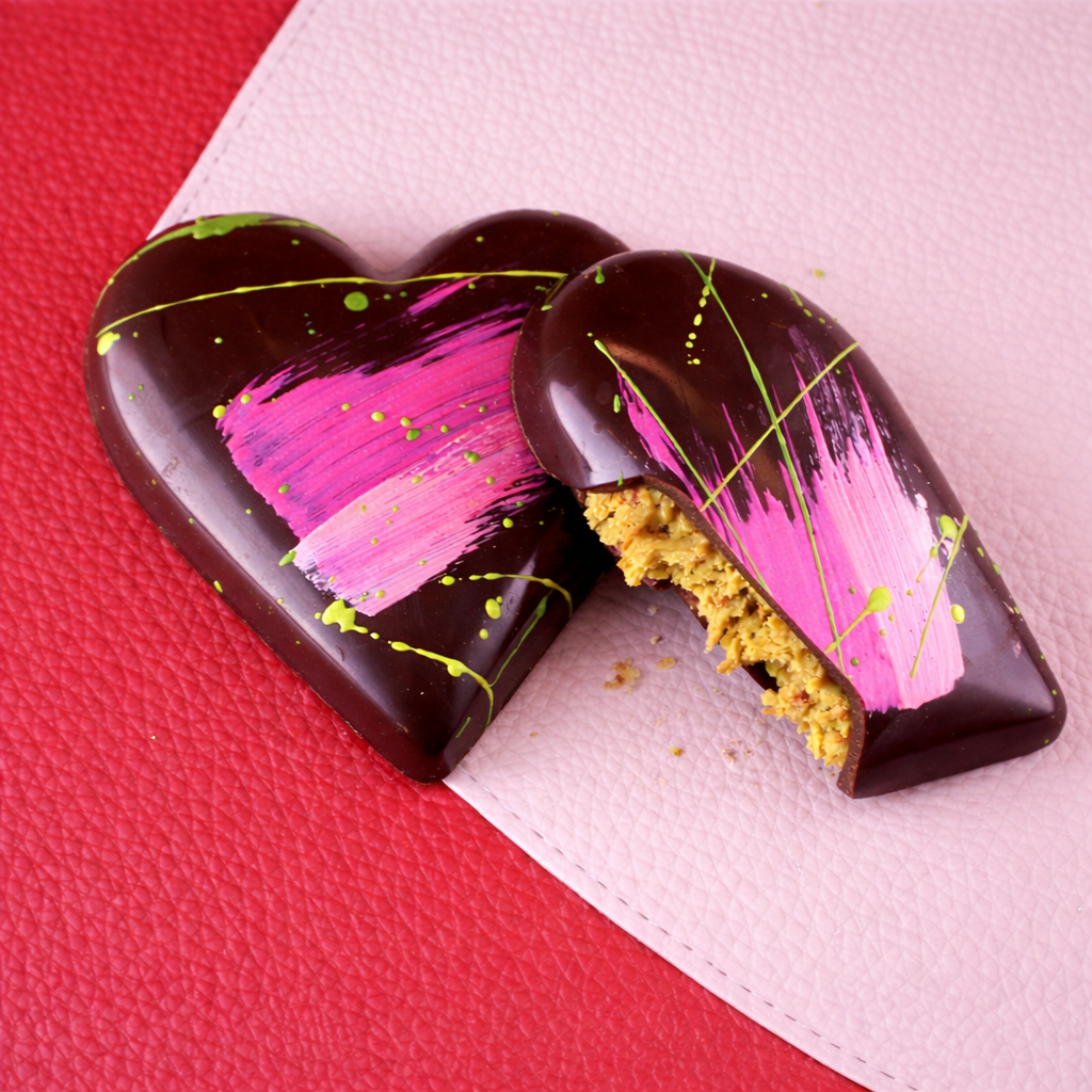 Dubai Chocolate Heart