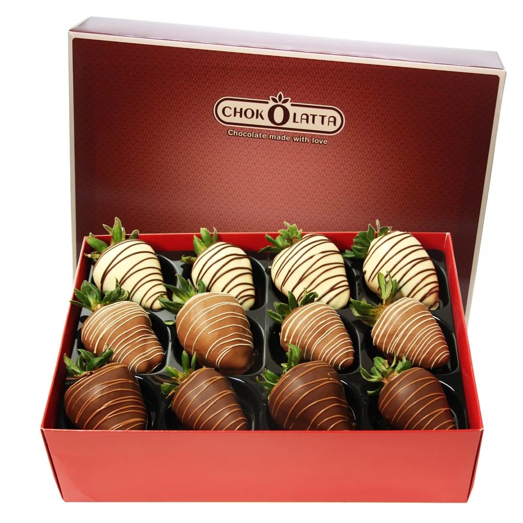 ASSORTED CHOCOLATE COVERED STRAWBERRIES
