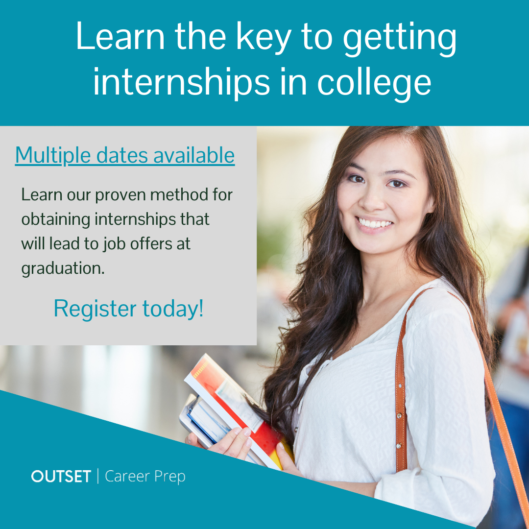 Free Webinar: The Key to College Internships.