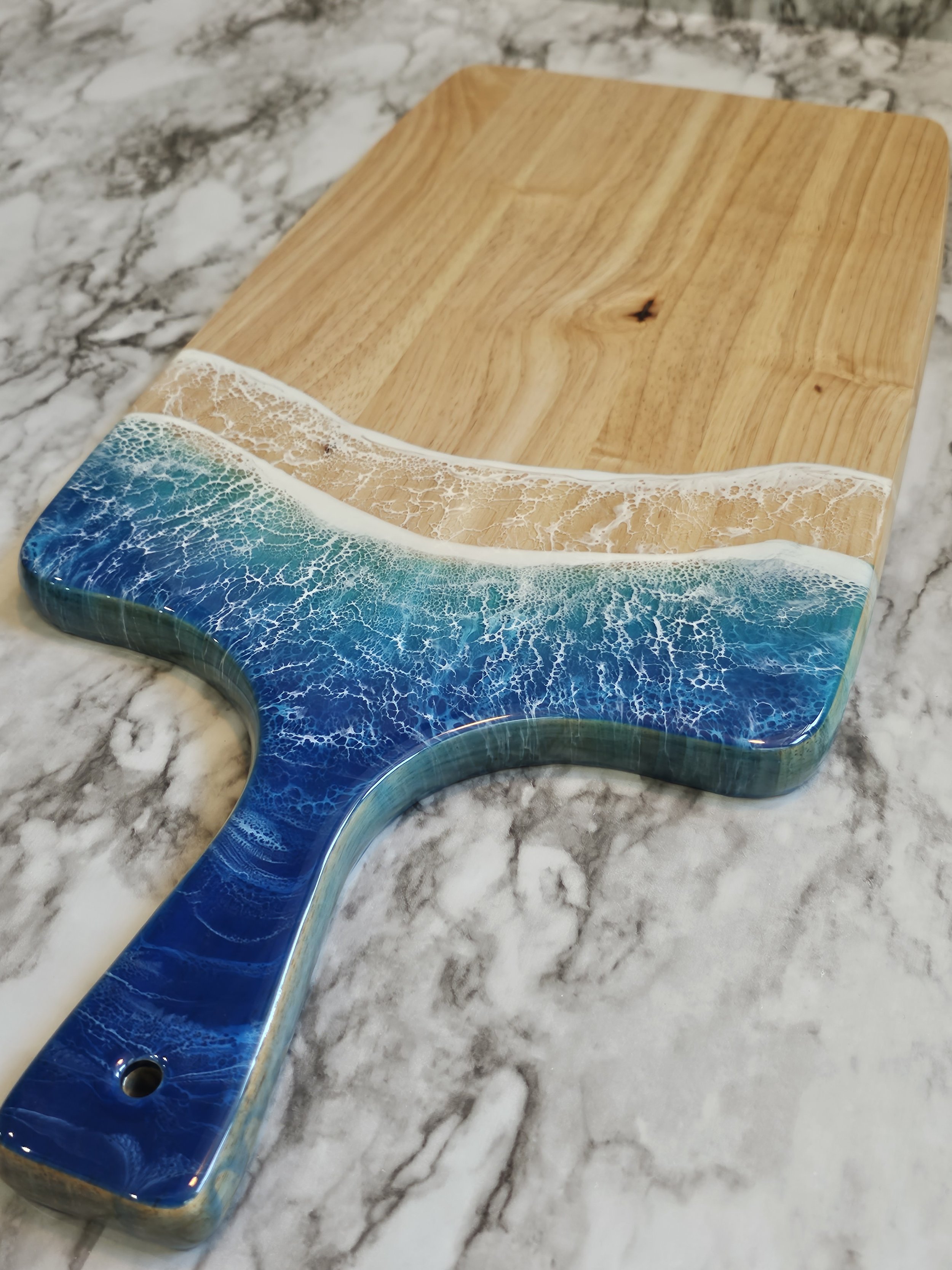 Ocean Resin Charcuterie Board