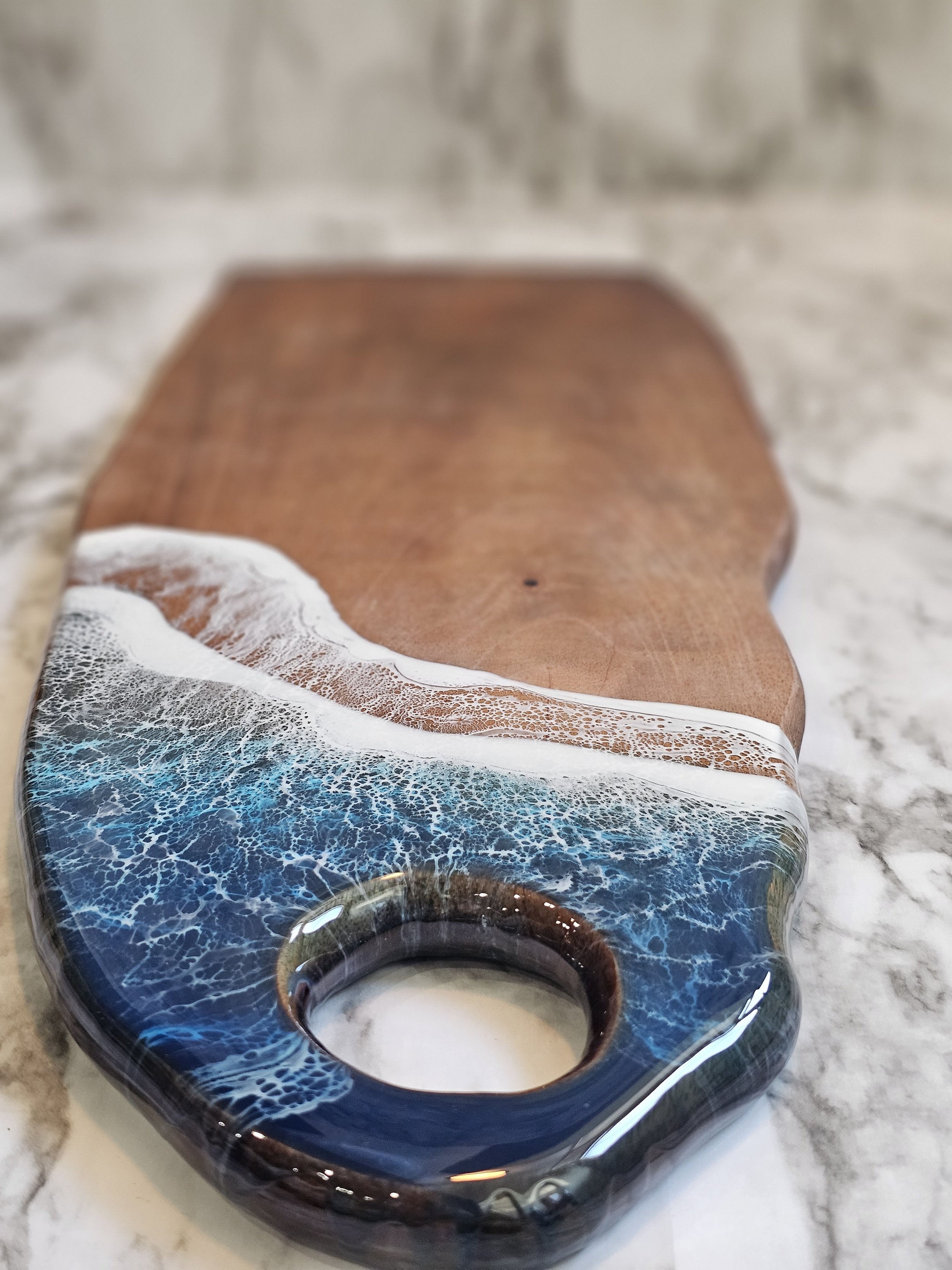 Ocean Resin Charcuterie Board