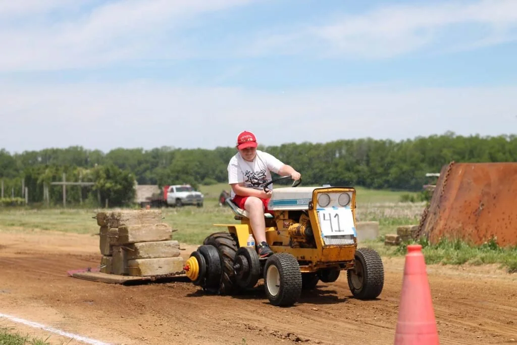 Long Island Antique Power Association: Kids' Tractor Pulls under the lights