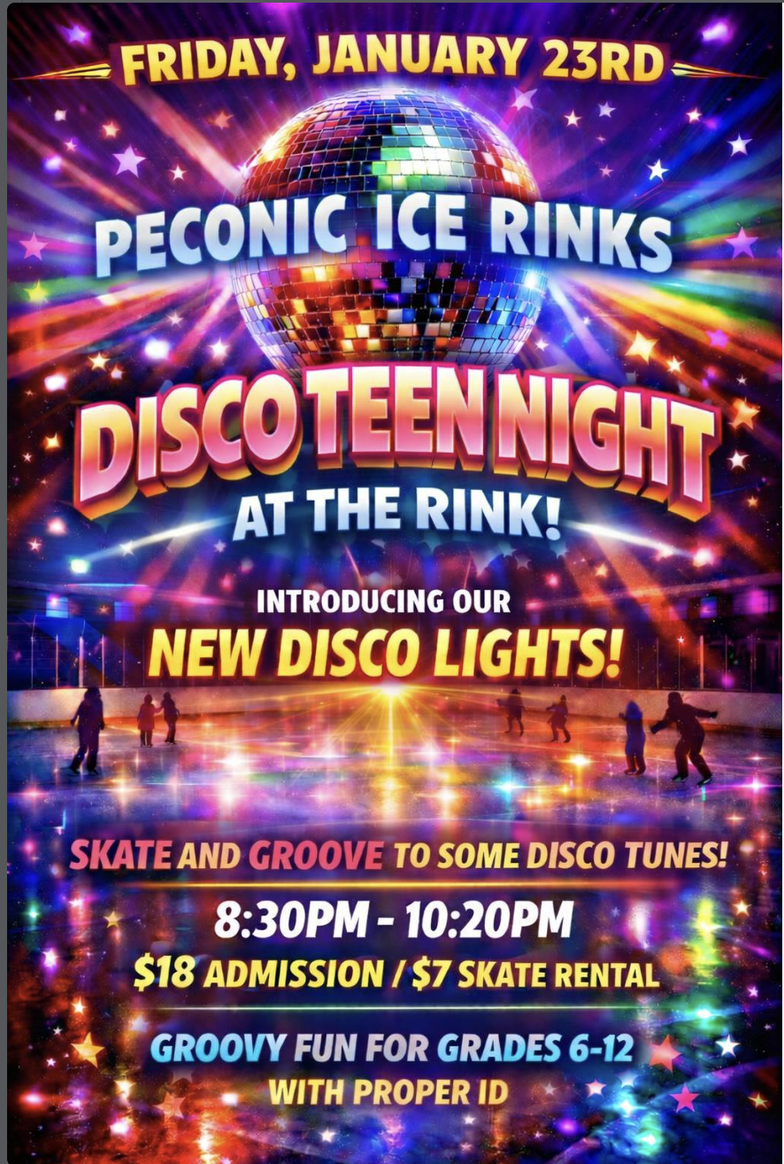 Peconic Ice Rinks Disco Teen Night