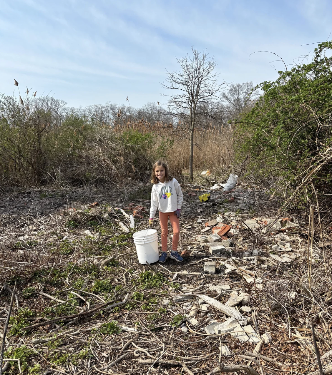 Trail Cleanup with Group for the East End