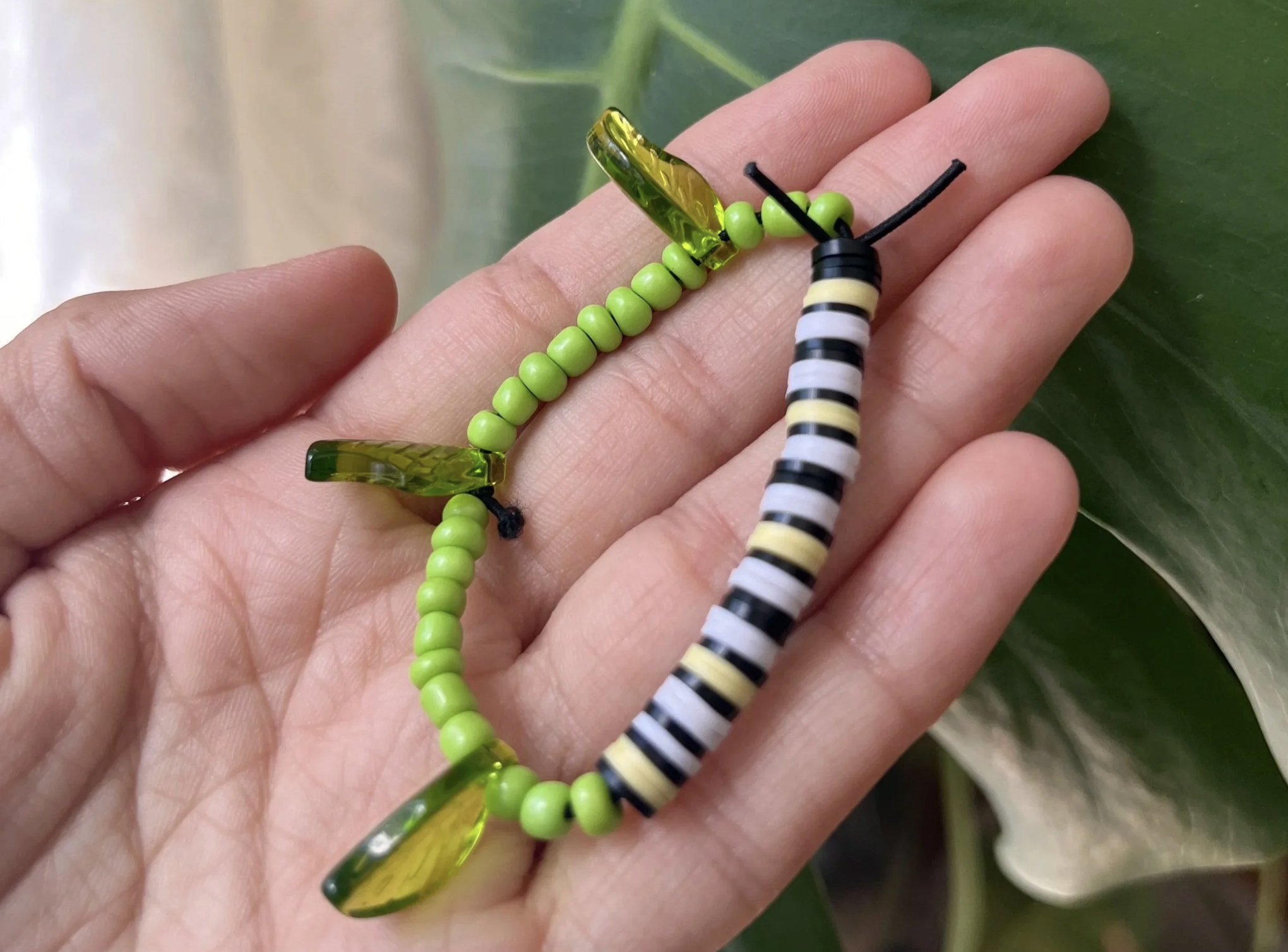 Group for the East End: Monarch Caterpillar Bracelet Craft