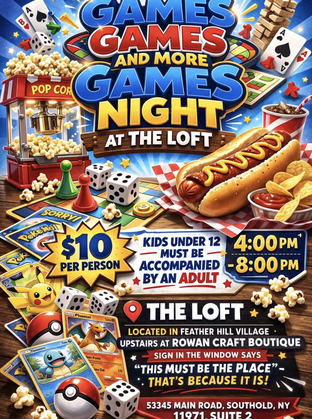 Game Night at The Loft